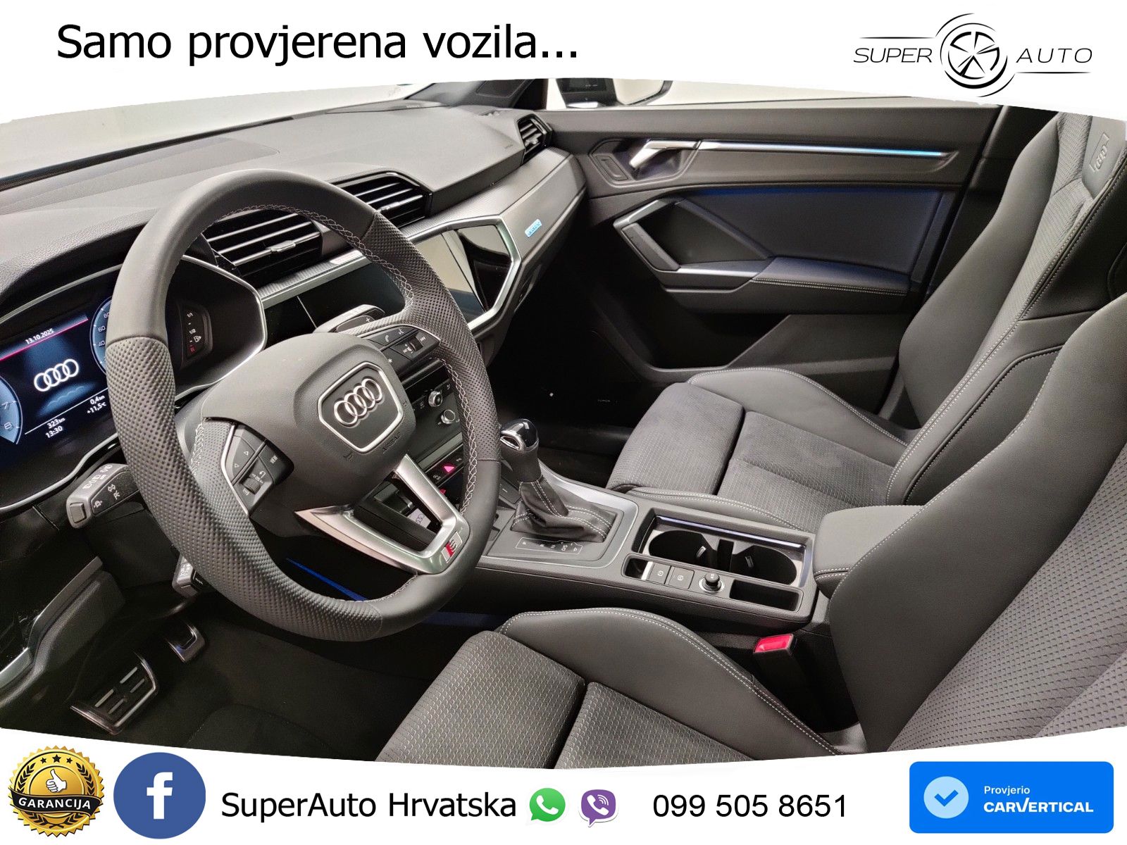 Audi Q3 40 TFSI (190 KS) quattro S tronic S line LED+GR SJED+ACC
