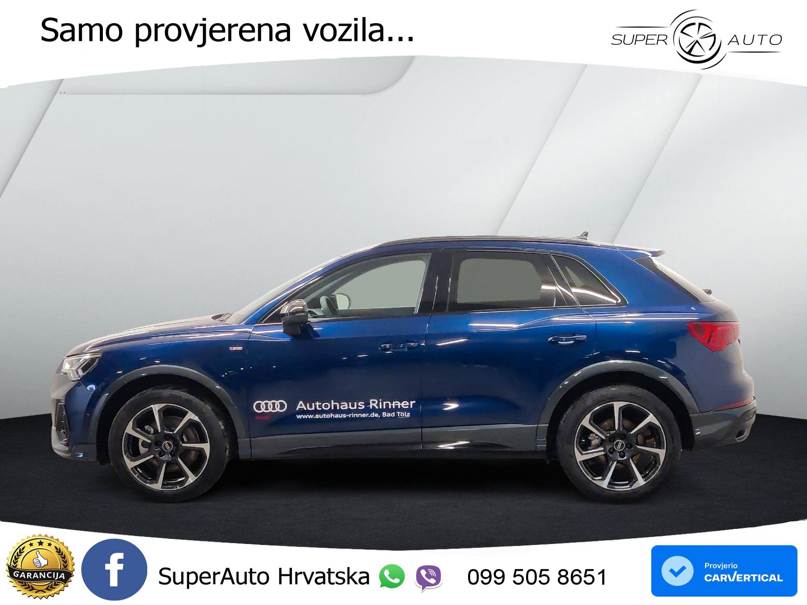 Audi Q3 40 TFSI (190 KS) quattro S tronic S line LED+GR SJED+ACC