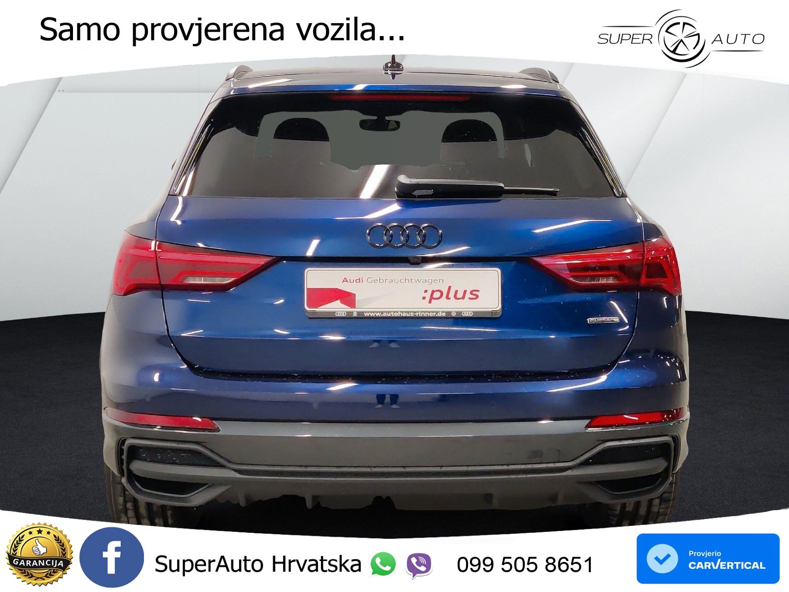 Audi Q3 40 TFSI (190 KS) quattro S tronic S line LED+GR SJED+ACC
