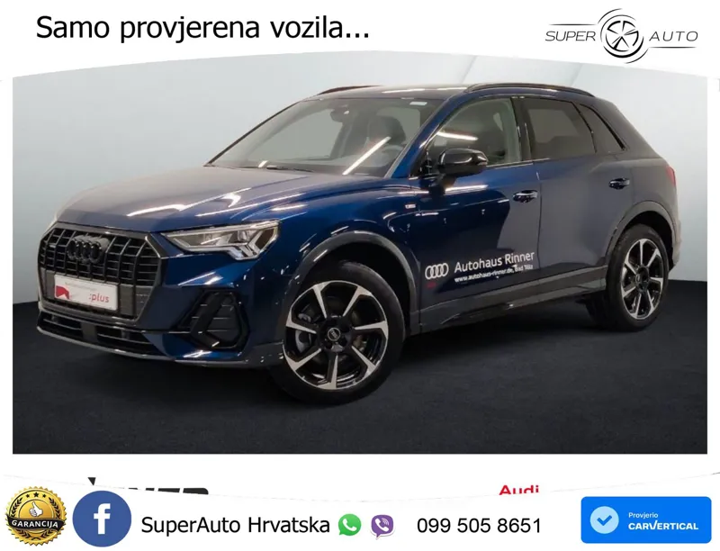 Audi Q3 40 TFSI (190 KS) quattro S tronic S line LED+GR SJED+ACC