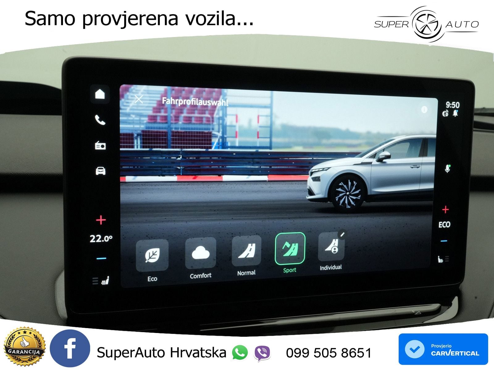 Škoda Enyaq 85 82 kWh (286 KS) SportLine MATRIX+GR SJED+KAM