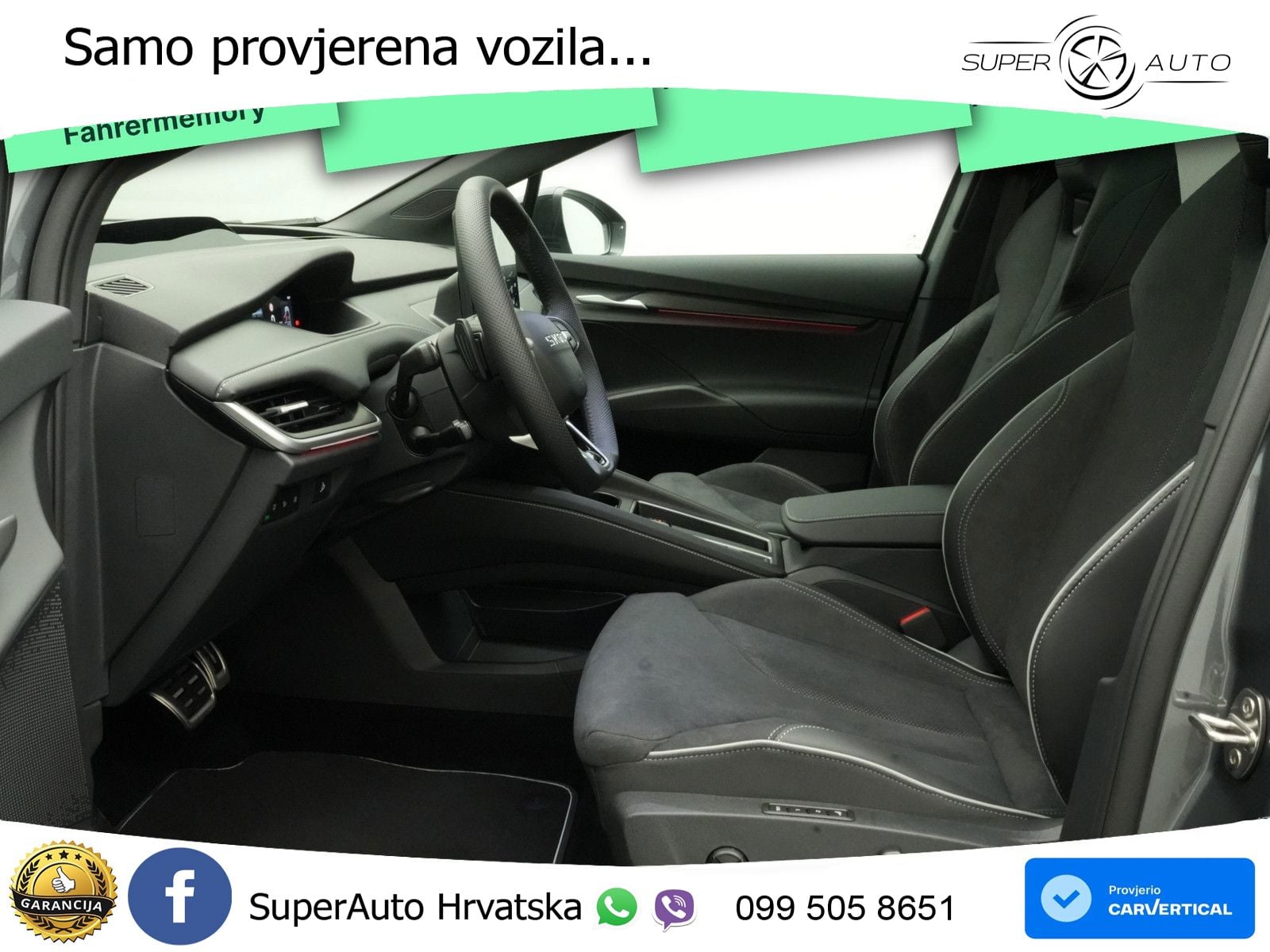 Škoda Enyaq 85 82 kWh (286 KS) SportLine MATRIX+GR SJED+KAM