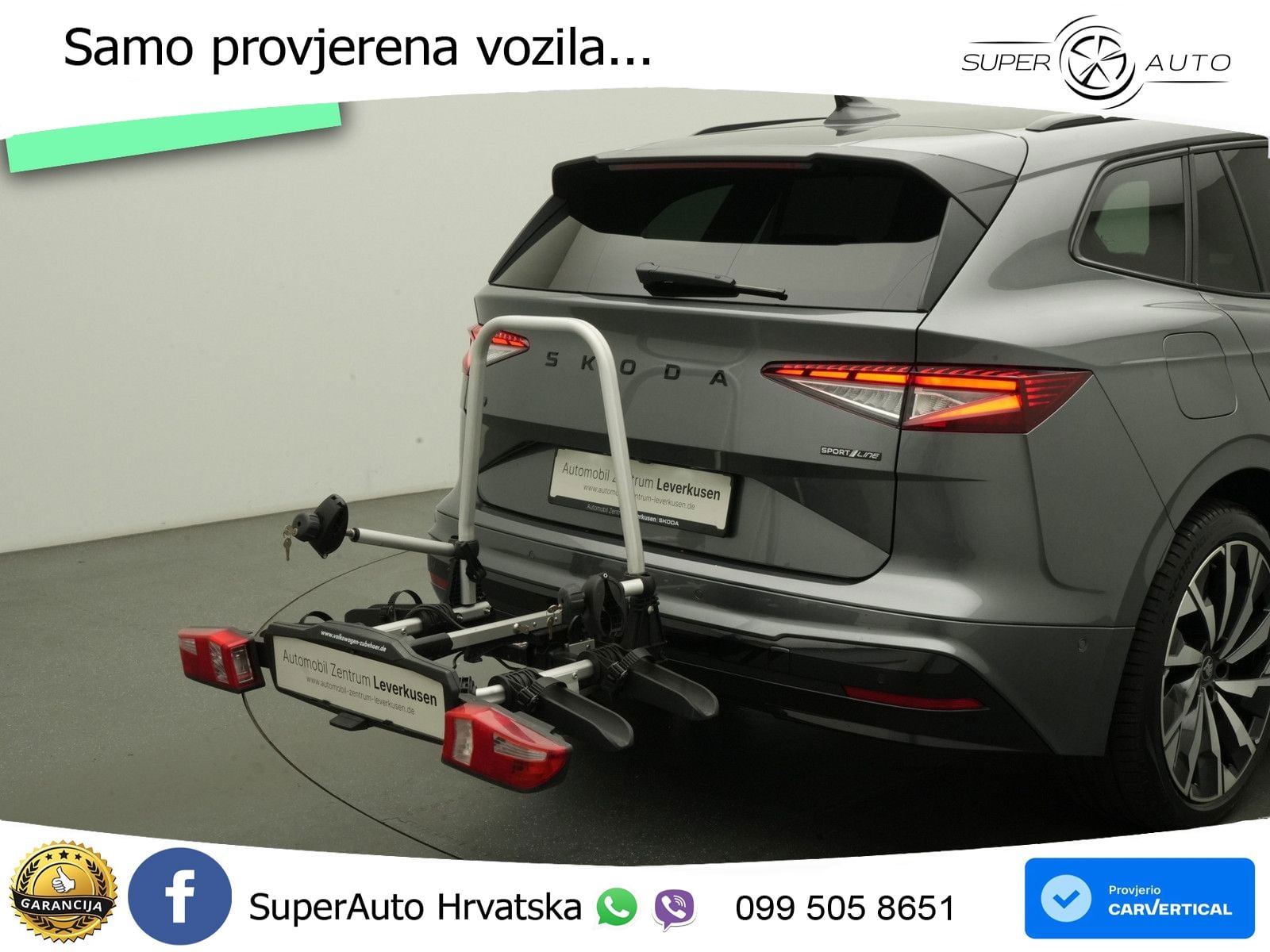 Škoda Enyaq 85 82 kWh (286 KS) SportLine MATRIX+GR SJED+KAM