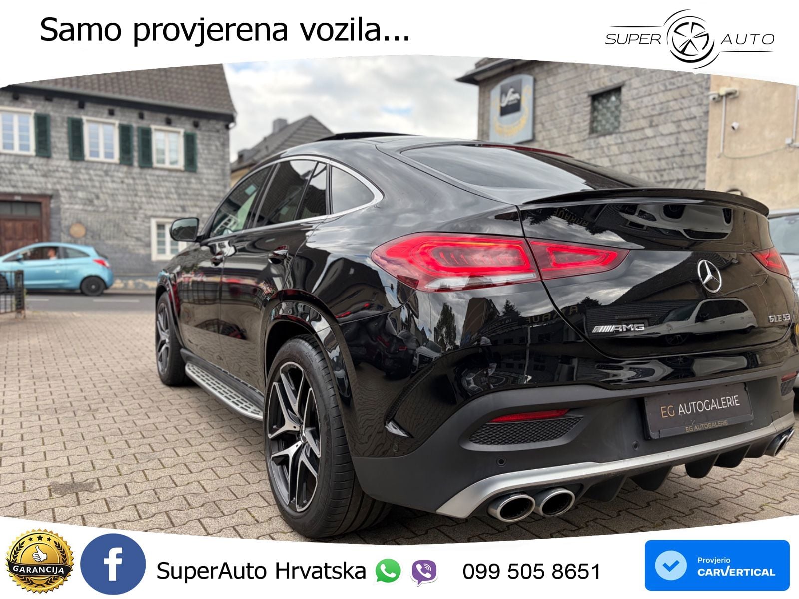 Mercedes AMG GLE Coupe 53 (435 KS) EQ Boost 4MATIC+ AMG SPEEDSHIFT TCT 9G ZRAČNI+ACC+GR SJED+360+PANO