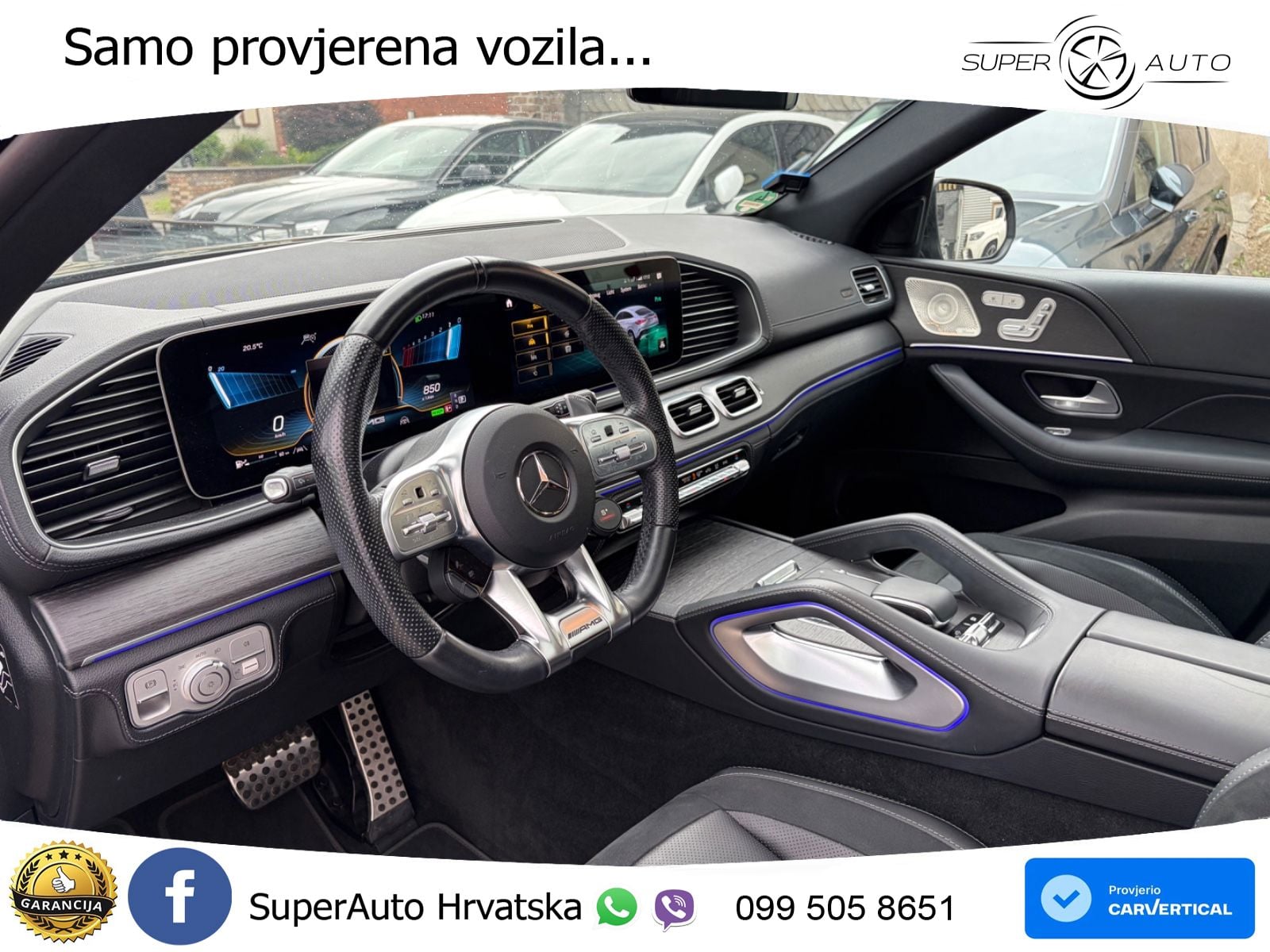 Mercedes AMG GLE Coupe 53 (435 KS) EQ Boost 4MATIC+ AMG SPEEDSHIFT TCT 9G ZRAČNI+ACC+GR SJED+360+PANO