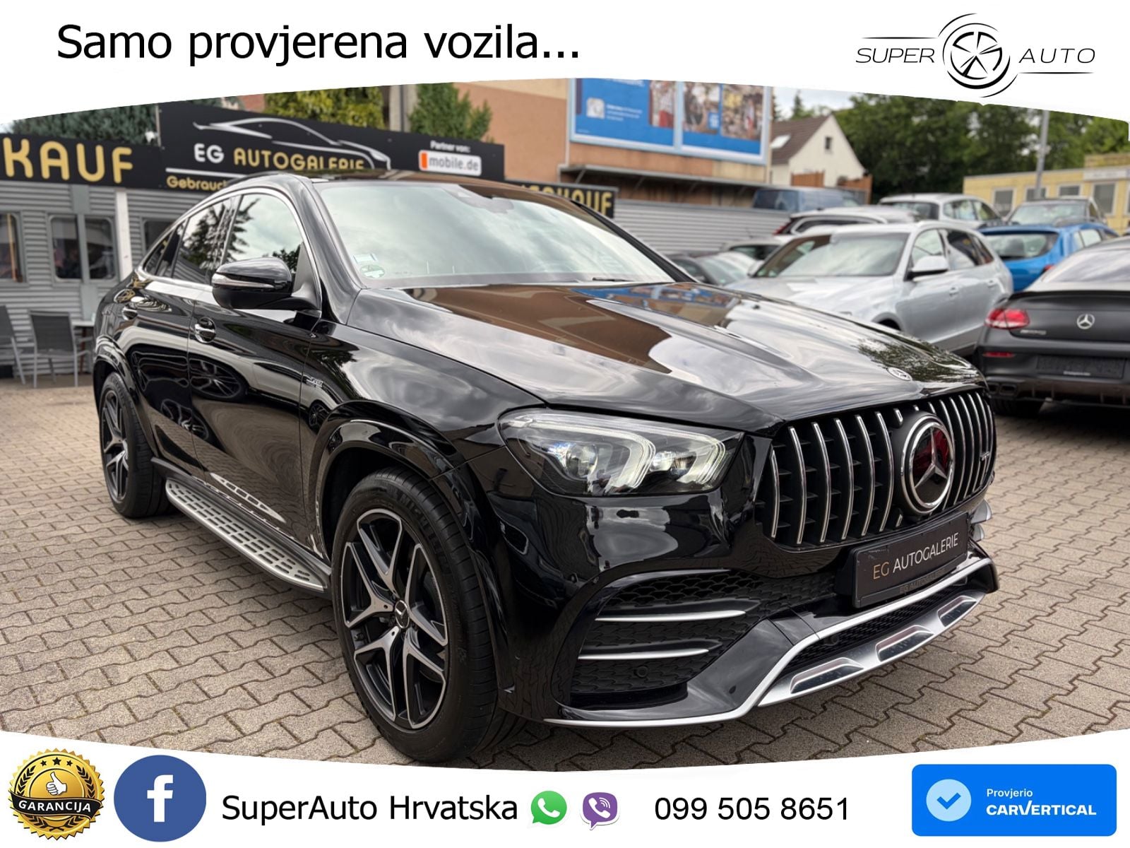 Mercedes AMG GLE Coupe 53 (435 KS) EQ Boost 4MATIC+ AMG SPEEDSHIFT TCT 9G ZRAČNI+ACC+GR SJED+360+PANO
