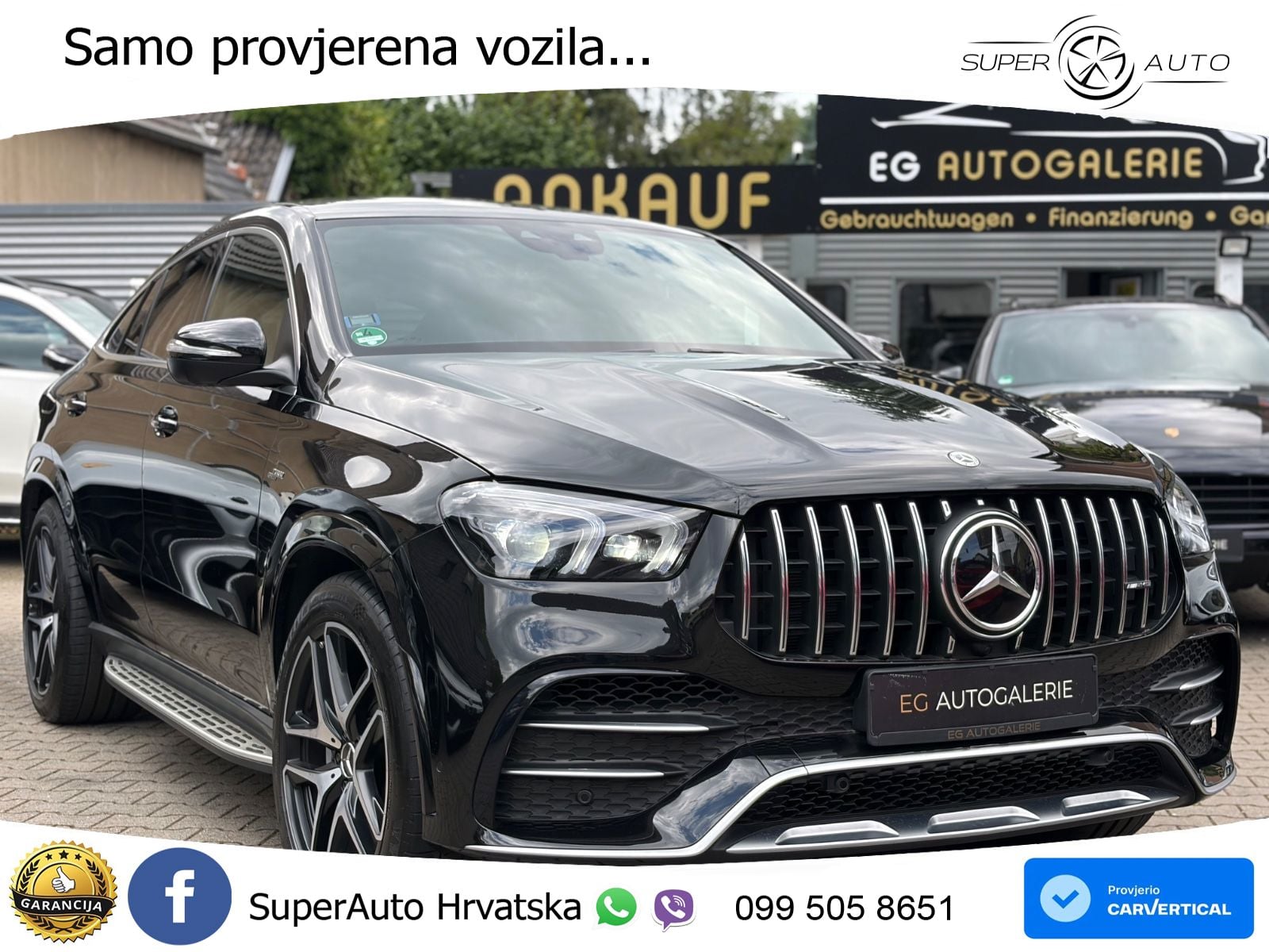 Mercedes AMG GLE Coupe 53 (435 KS) EQ Boost 4MATIC+ AMG SPEEDSHIFT TCT 9G ZRAČNI+ACC+GR SJED+360+PANO