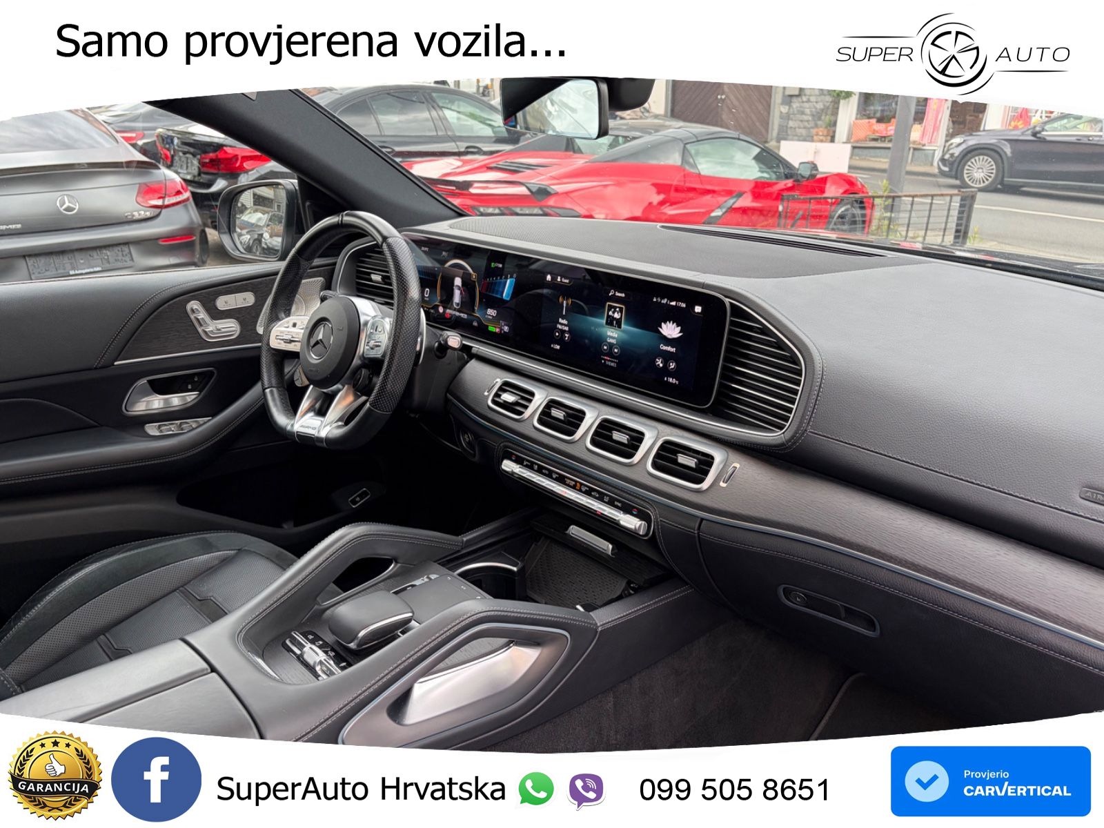 Mercedes AMG GLE Coupe 53 (435 KS) EQ Boost 4MATIC+ AMG SPEEDSHIFT TCT 9G ZRAČNI+ACC+GR SJED+360+PANO