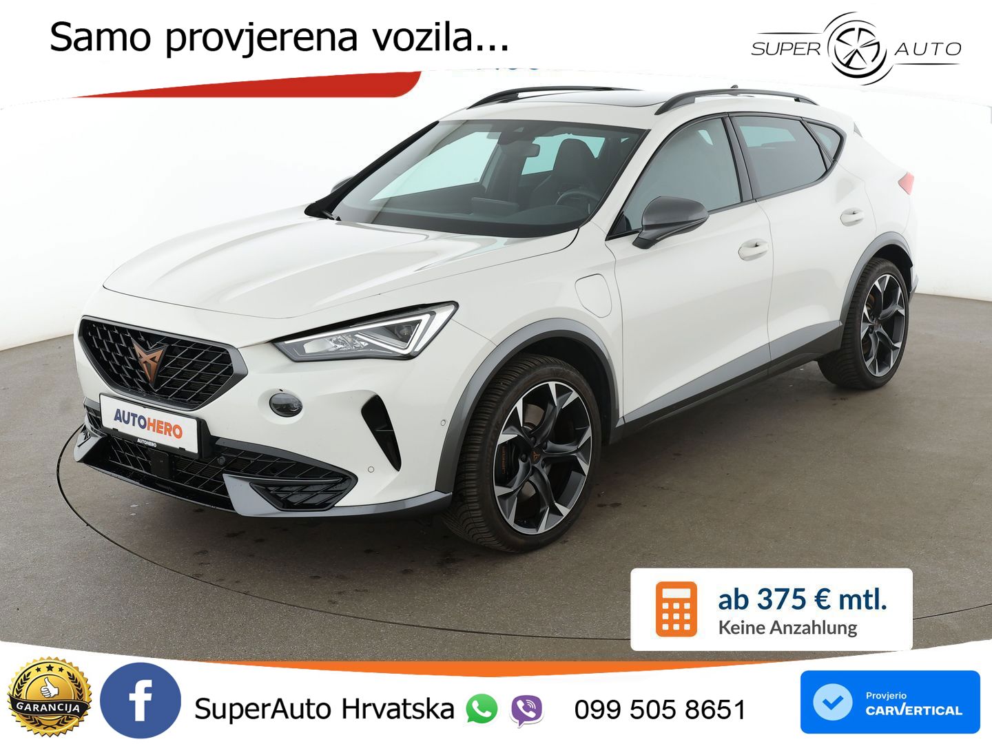 Cupra Formentor 1.4 TSI (245 KS) e-Hybrid DSG VZ LED+GR SJED+ACC