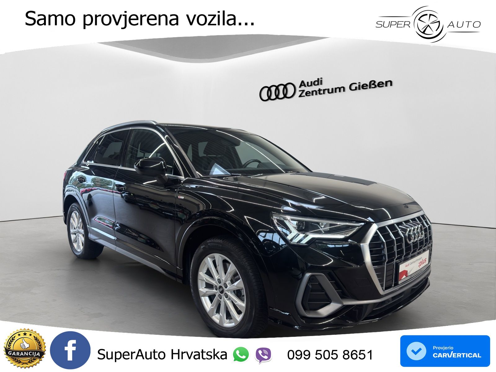 Audi Q3 45 TFSIe (245 KS) S tronic S line LED+GR SJED+ACC