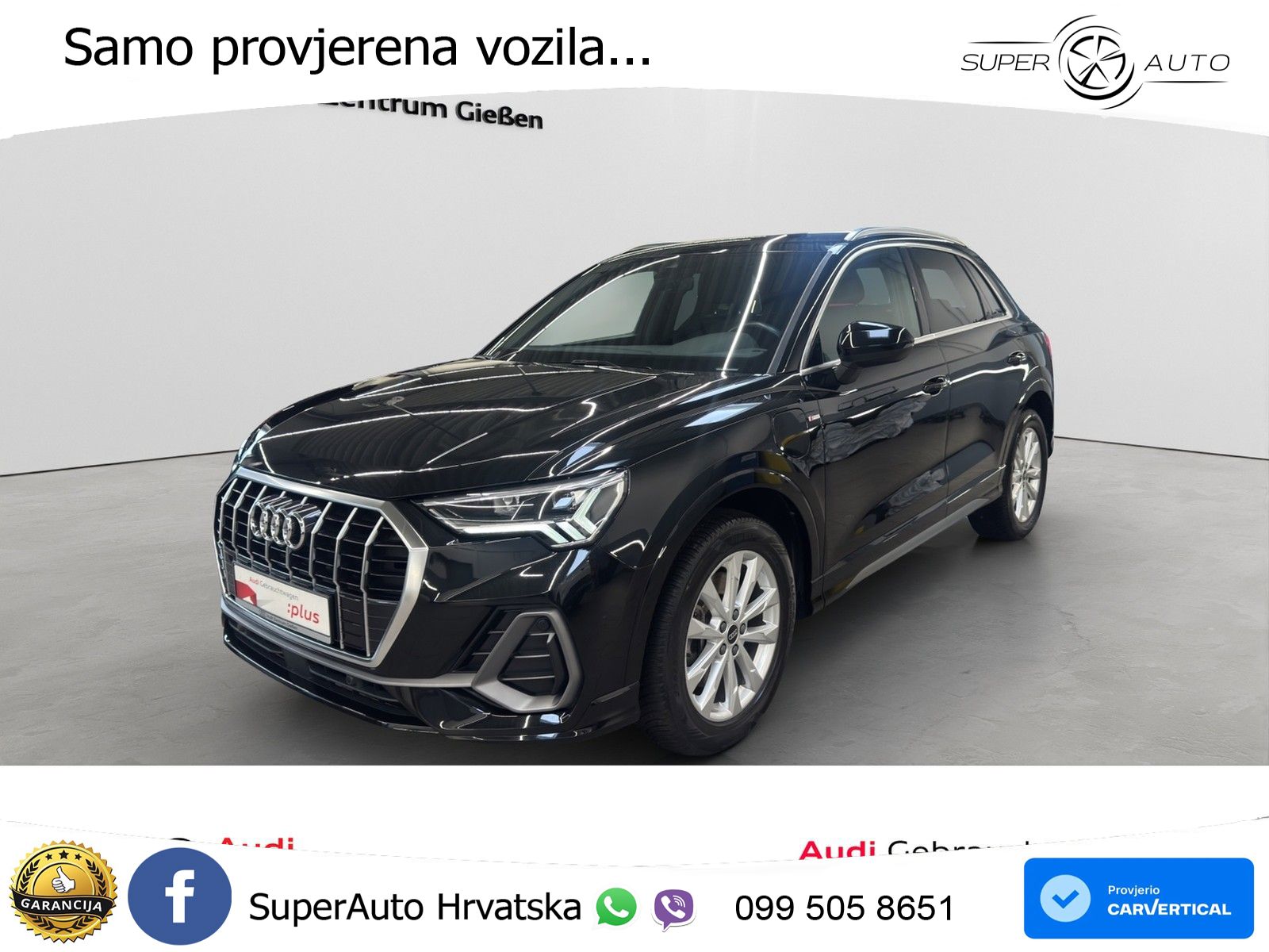 Audi Q3 45 TFSIe (245 KS) S tronic S line LED+GR SJED+ACC