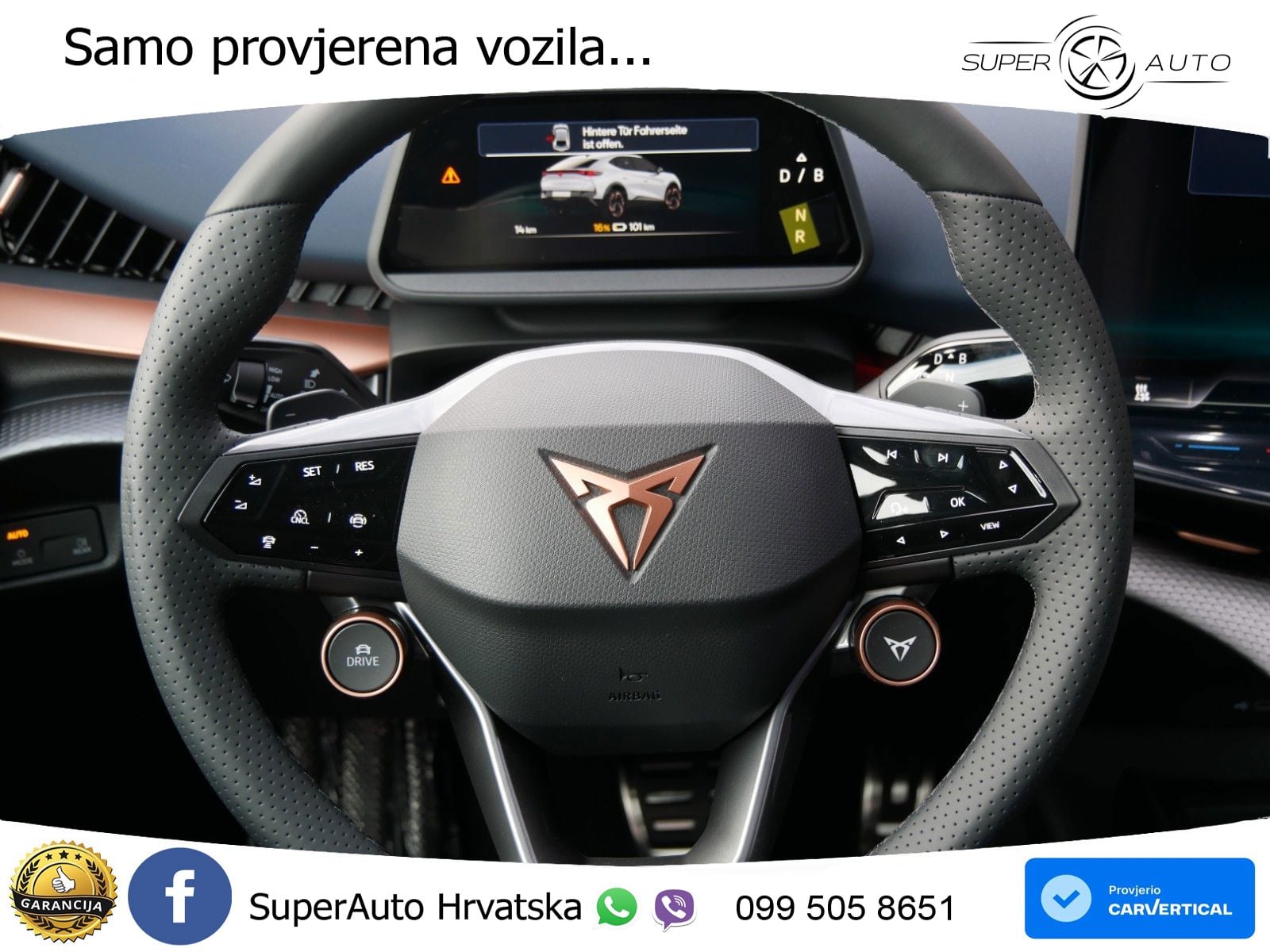 Cupra Tavascan 82 kWh (286 KS) LED+GR SJED+ACC
