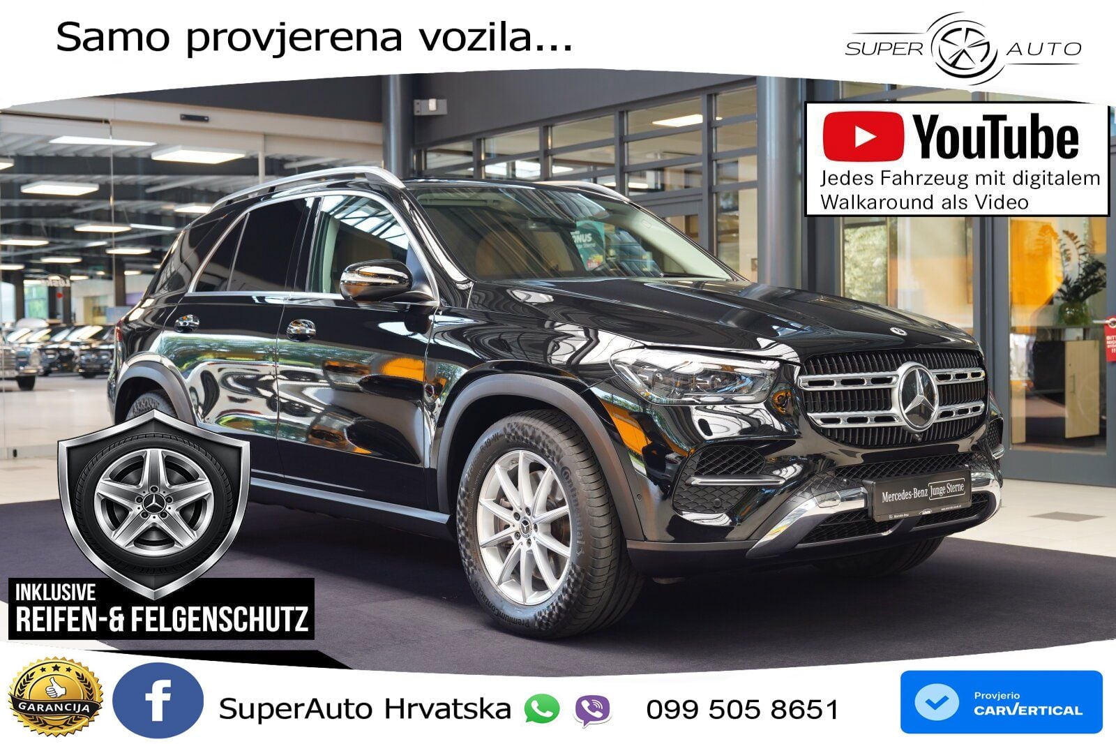 Mercedes GLE 450d (367 KS) EQ Boost 4MATIC 9G-TRONIC ZRAČNI+ACC+GR SJED+KAM