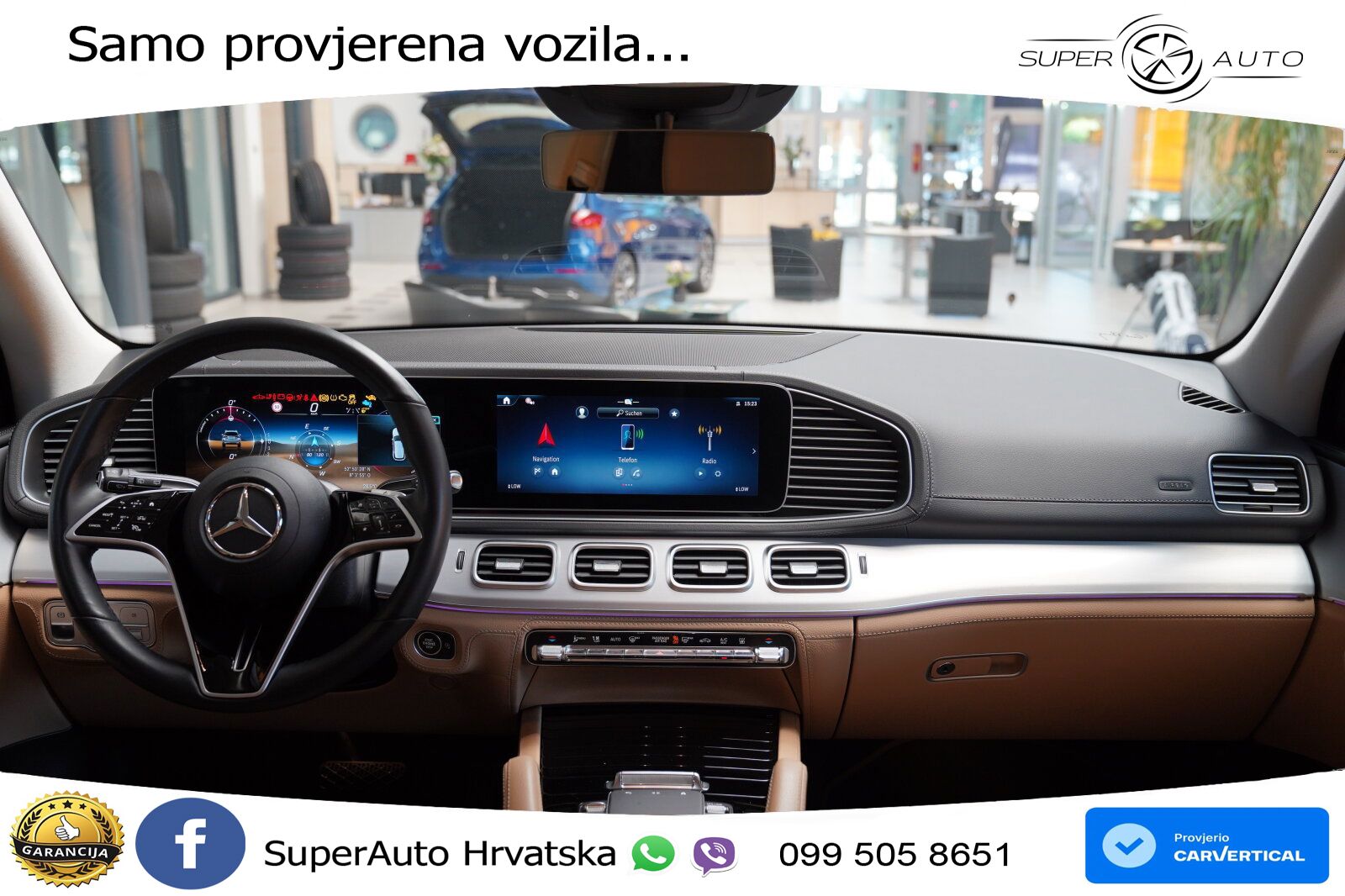 Mercedes GLE 450d (367 KS) EQ Boost 4MATIC 9G-TRONIC ZRAČNI+ACC+GR SJED+KAM
