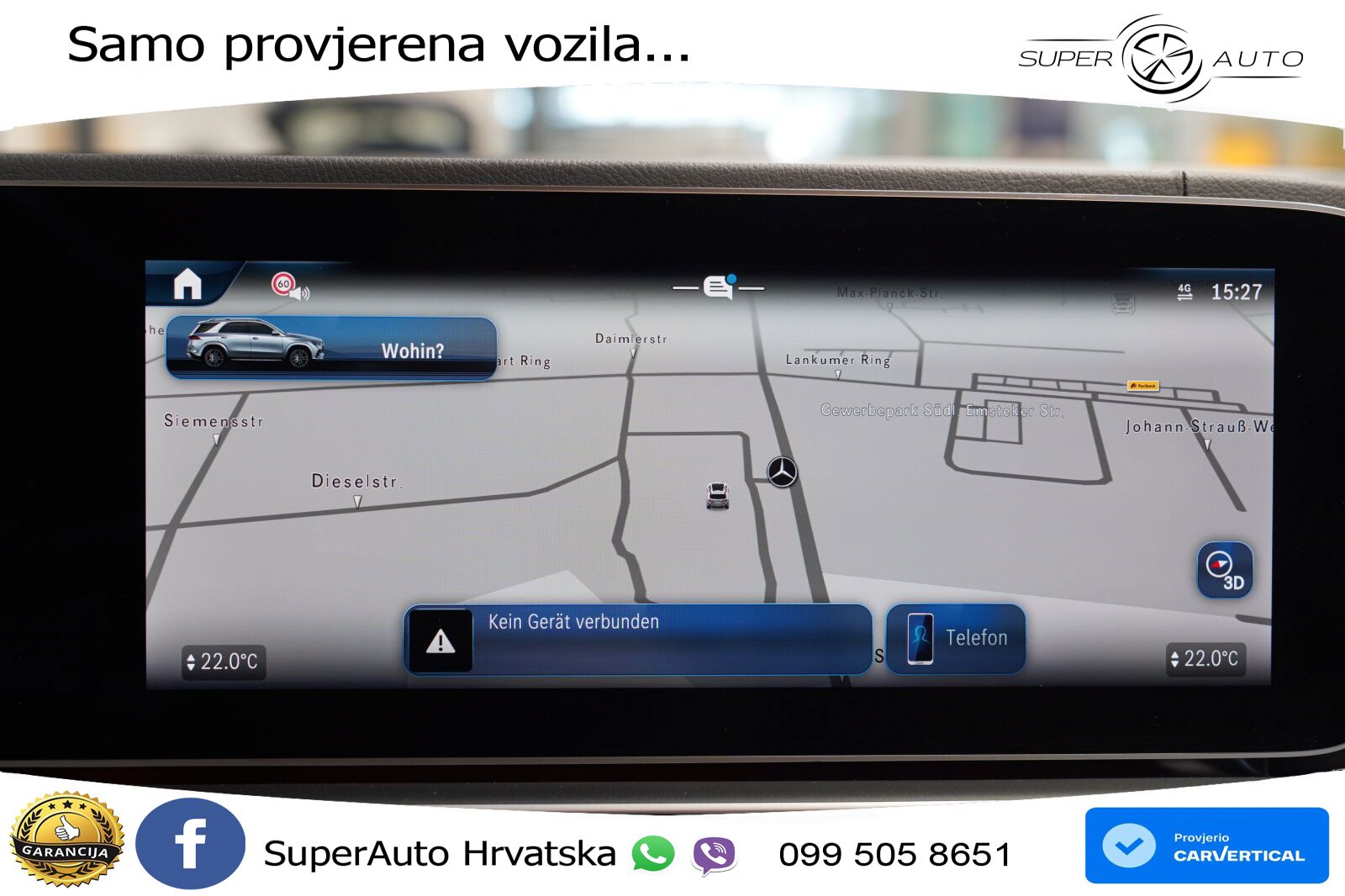 Mercedes GLE 450d (367 KS) EQ Boost 4MATIC 9G-TRONIC ZRAČNI+ACC+GR SJED+KAM