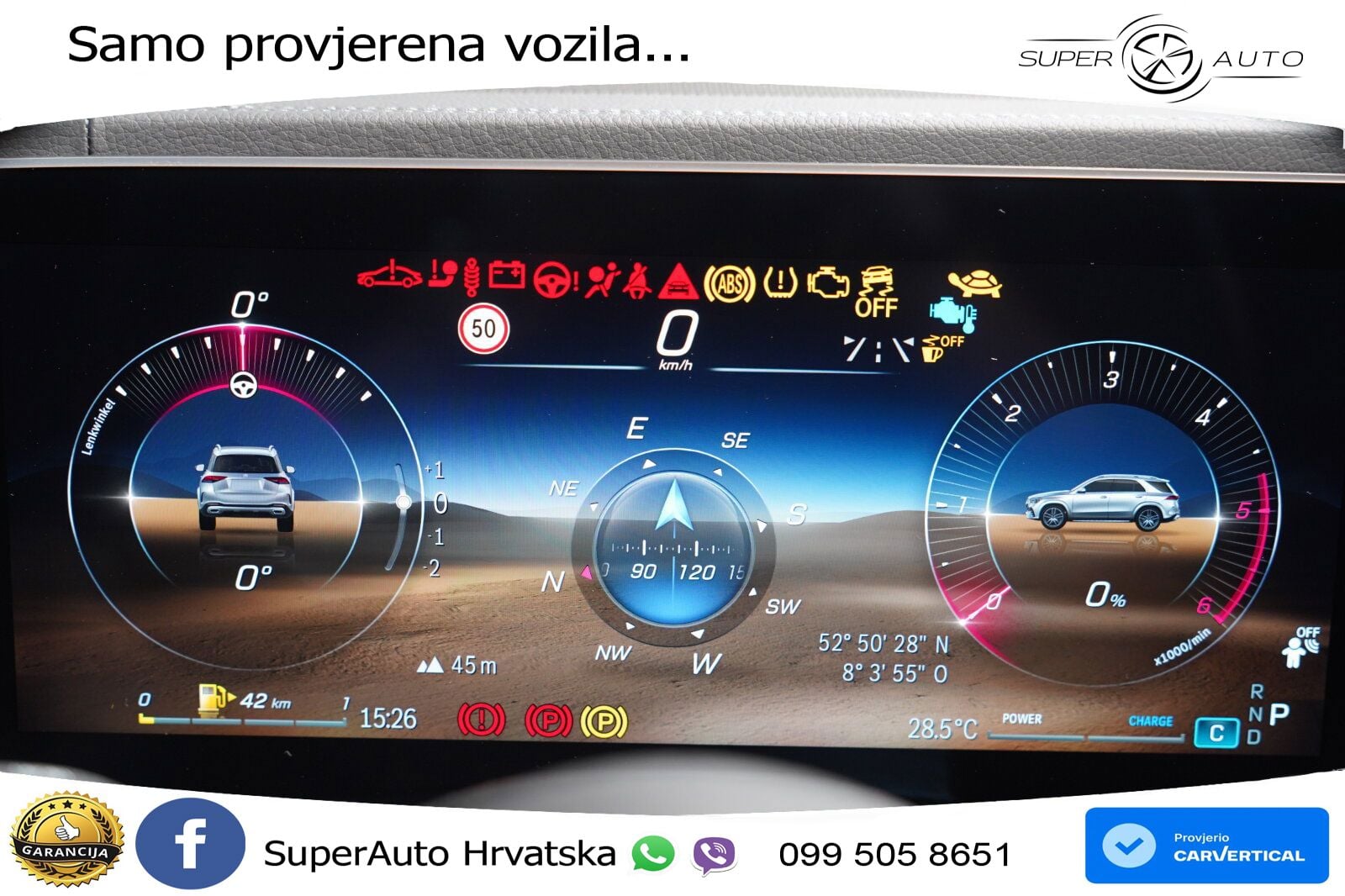 Mercedes GLE 450d (367 KS) EQ Boost 4MATIC 9G-TRONIC ZRAČNI+ACC+GR SJED+KAM