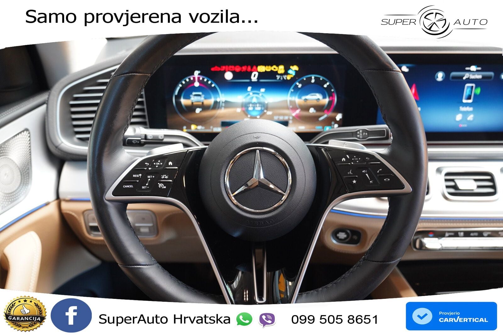 Mercedes GLE 450d (367 KS) EQ Boost 4MATIC 9G-TRONIC ZRAČNI+ACC+GR SJED+KAM
