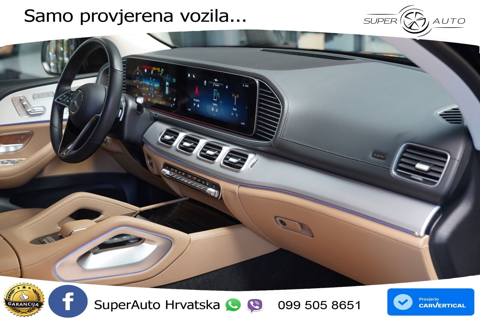 Mercedes GLE 450d (367 KS) EQ Boost 4MATIC 9G-TRONIC ZRAČNI+ACC+GR SJED+KAM