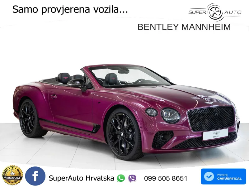 Bentley Continental GTC III 4.0 V8 (550 KS) AWD DCT ZRAČNI+ACC+GR SJED+KAM