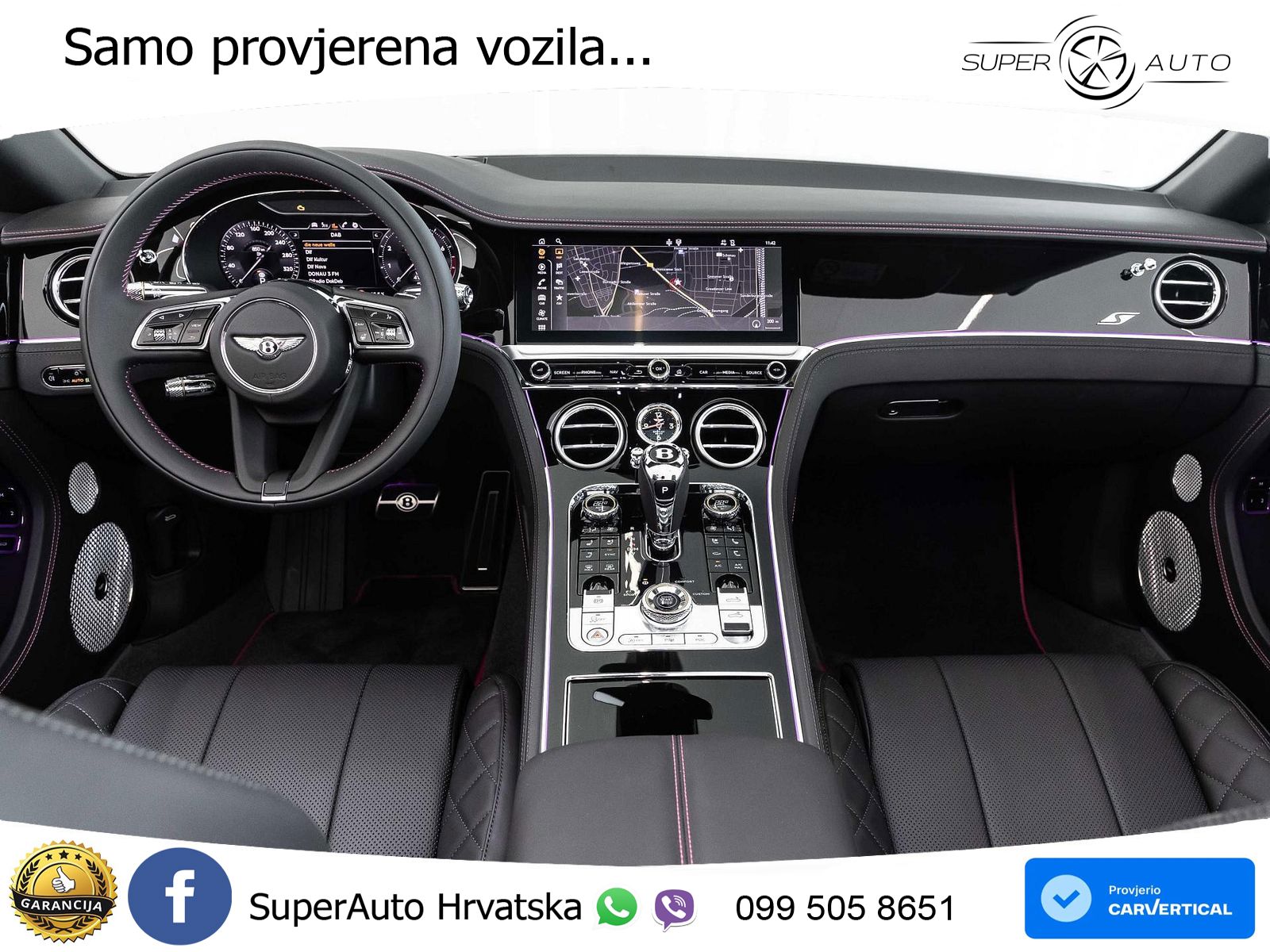 Bentley Continental GTC III 4.0 V8 (550 KS) AWD DCT ZRAČNI+ACC+GR SJED+KAM
