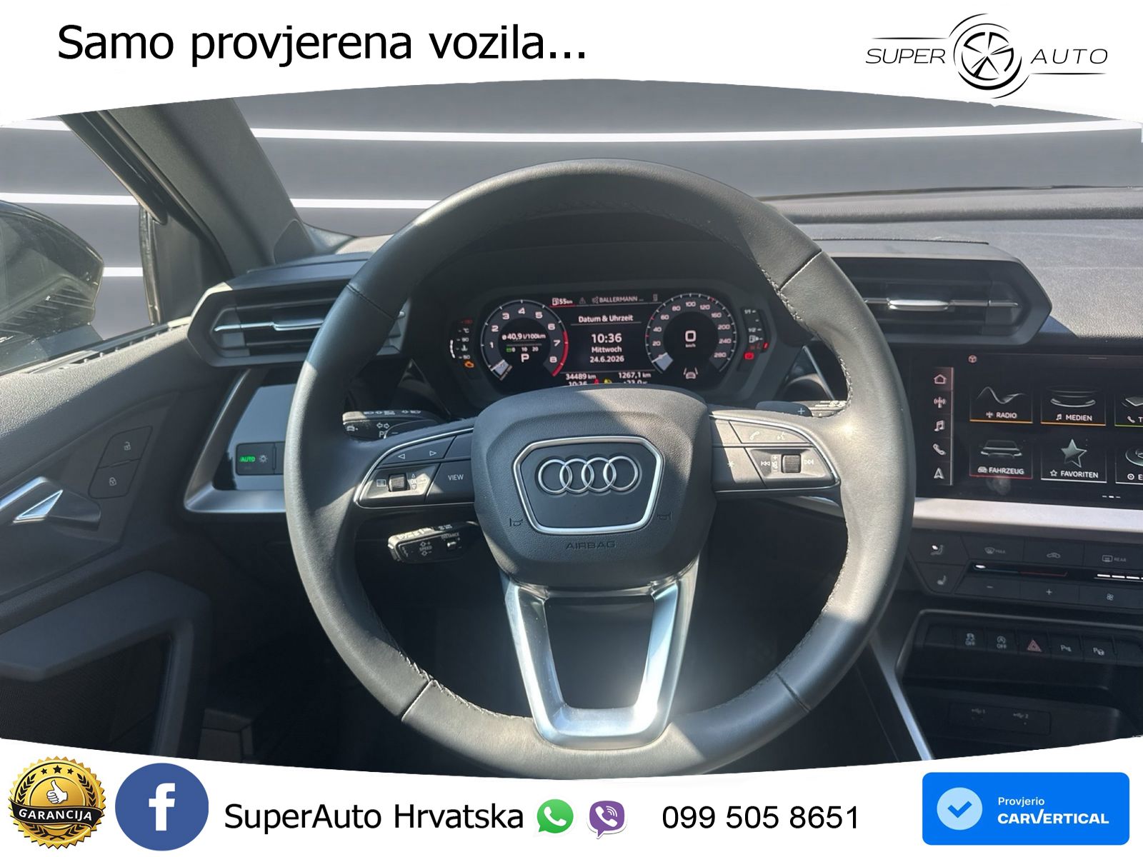 Audi A3 35 TFSI (150 KS) S tronic LED+GR SJED+ACC