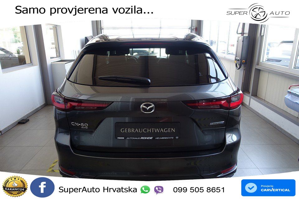 Mazda CX-60 2.5 e-Skyactiv (328 KS) AWD Automatic LED+GR SJED+ACC
