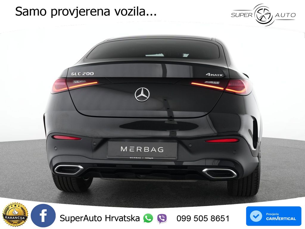 Mercedes GLC Coupe 200 (204 KS) 4MATIC 9G-TRONIC AMG ACC+HEAD+GR SJED+360+PANO