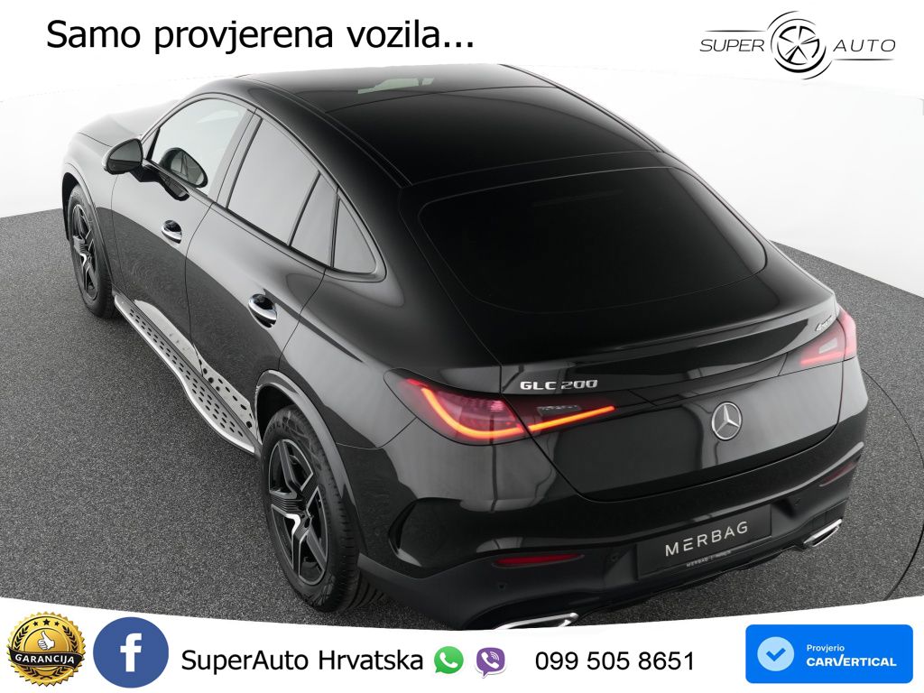 Mercedes GLC Coupe 200 (204 KS) 4MATIC 9G-TRONIC AMG ACC+HEAD+GR SJED+360+PANO