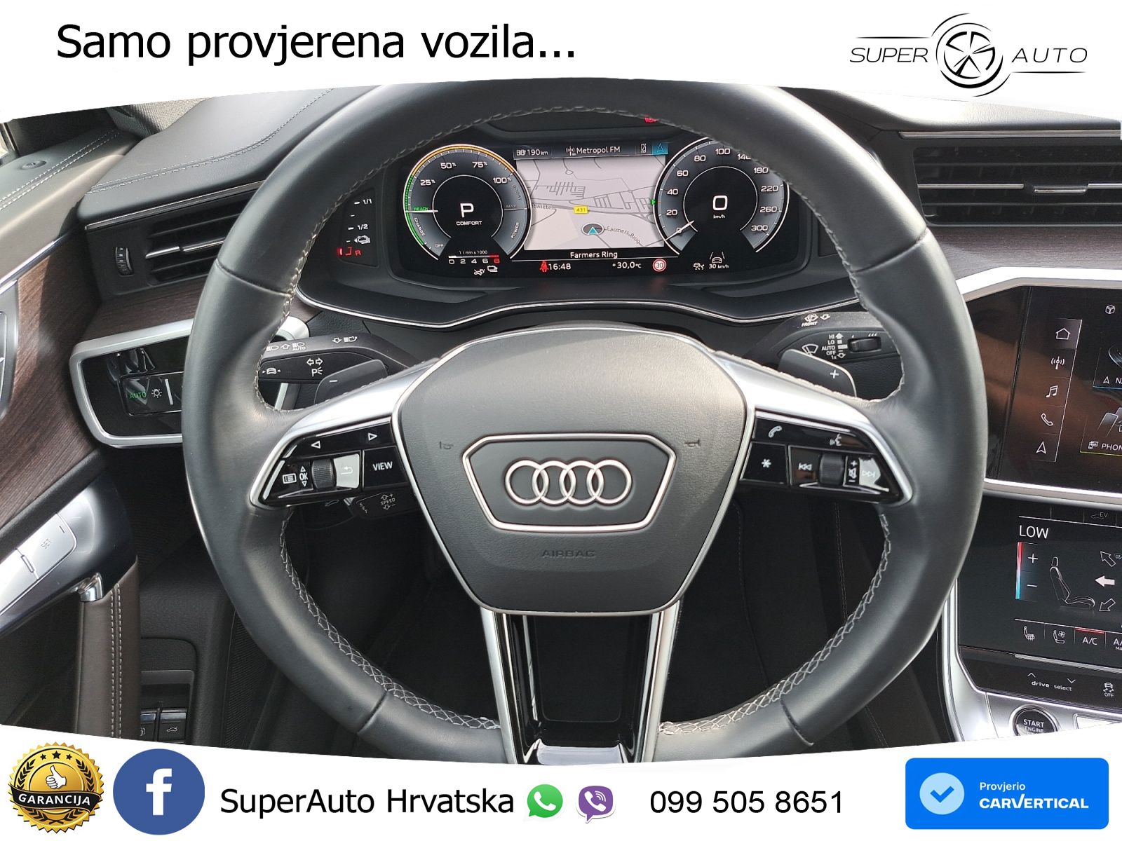 Audi A6 50 TFSIe (299 KS) quattro ultra S tronic S line LED+GR SJED+ACC