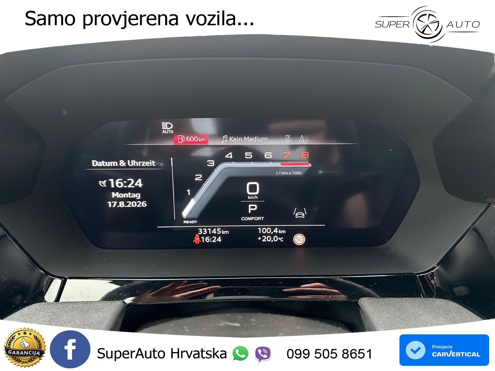 Audi A3 Limuzina 35 TFSI (150 KS) S tronic S line LED+GR SJED+ACC