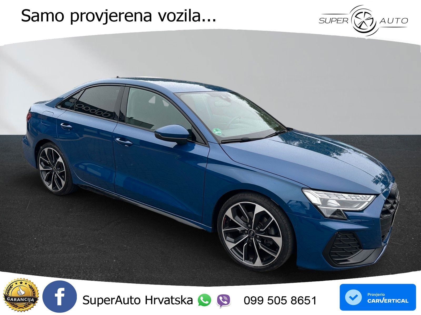 Audi A3 Limuzina 35 TFSI (150 KS) S tronic S line LED+GR SJED+ACC