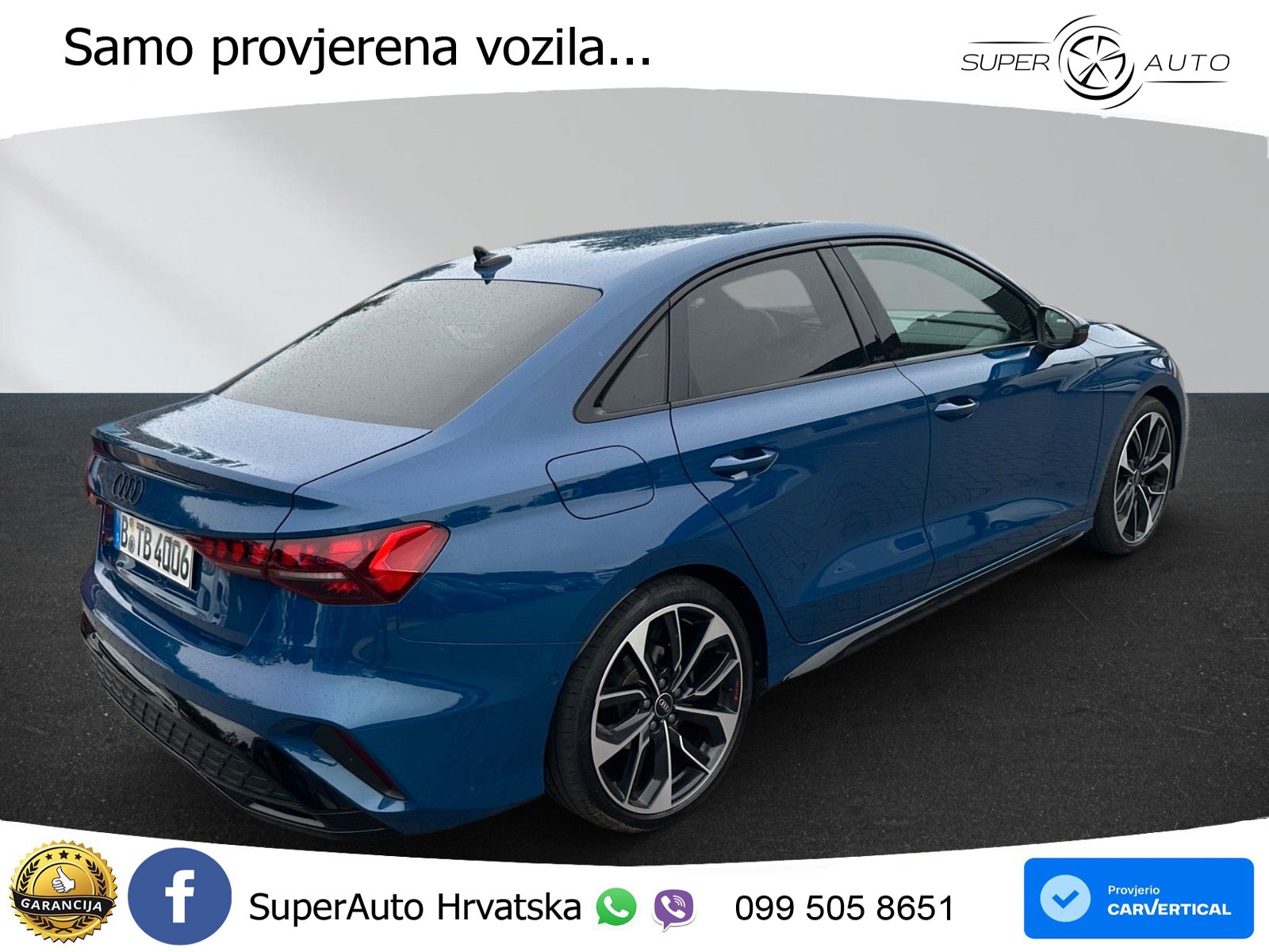 Audi A3 Limuzina 35 TFSI (150 KS) S tronic S line LED+GR SJED+ACC
