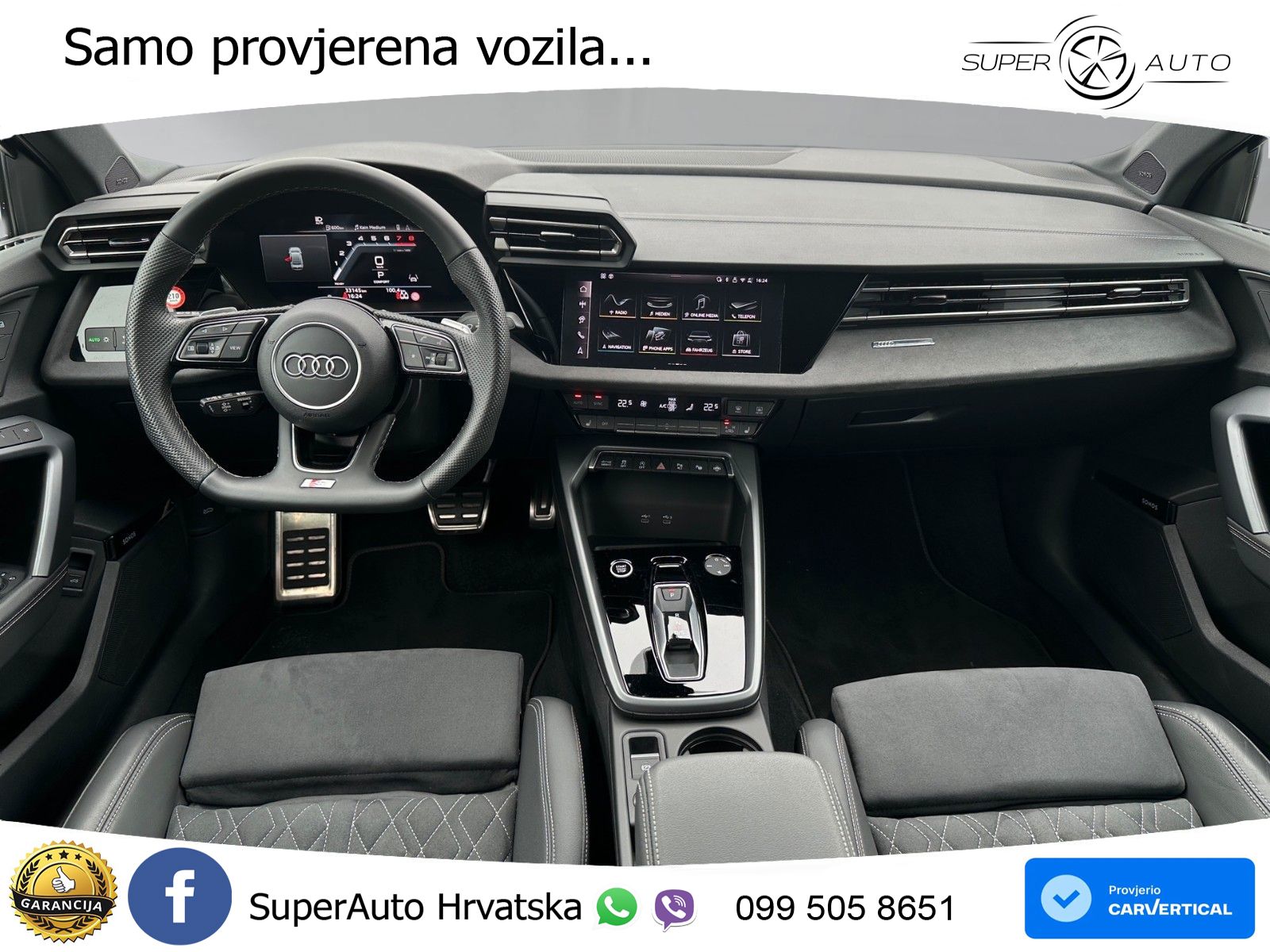 Audi A3 Limuzina 35 TFSI (150 KS) S tronic S line LED+GR SJED+ACC