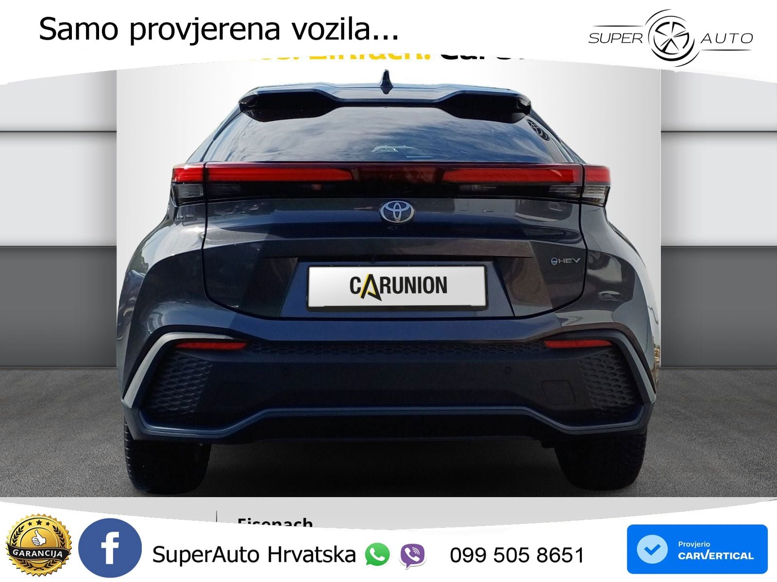 Toyota C-HR 1.8 (140 KS) Hybrid e-CVT Team D LED+GR SJED+ACC