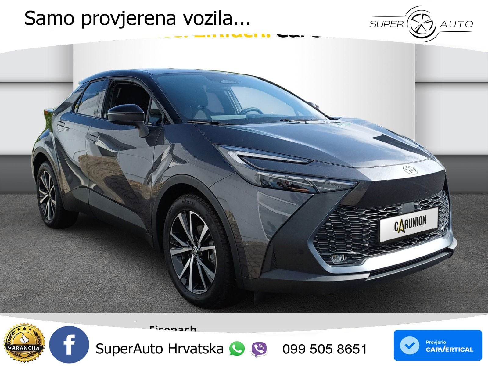 Toyota C-HR 1.8 (140 KS) Hybrid e-CVT Team D LED+GR SJED+ACC