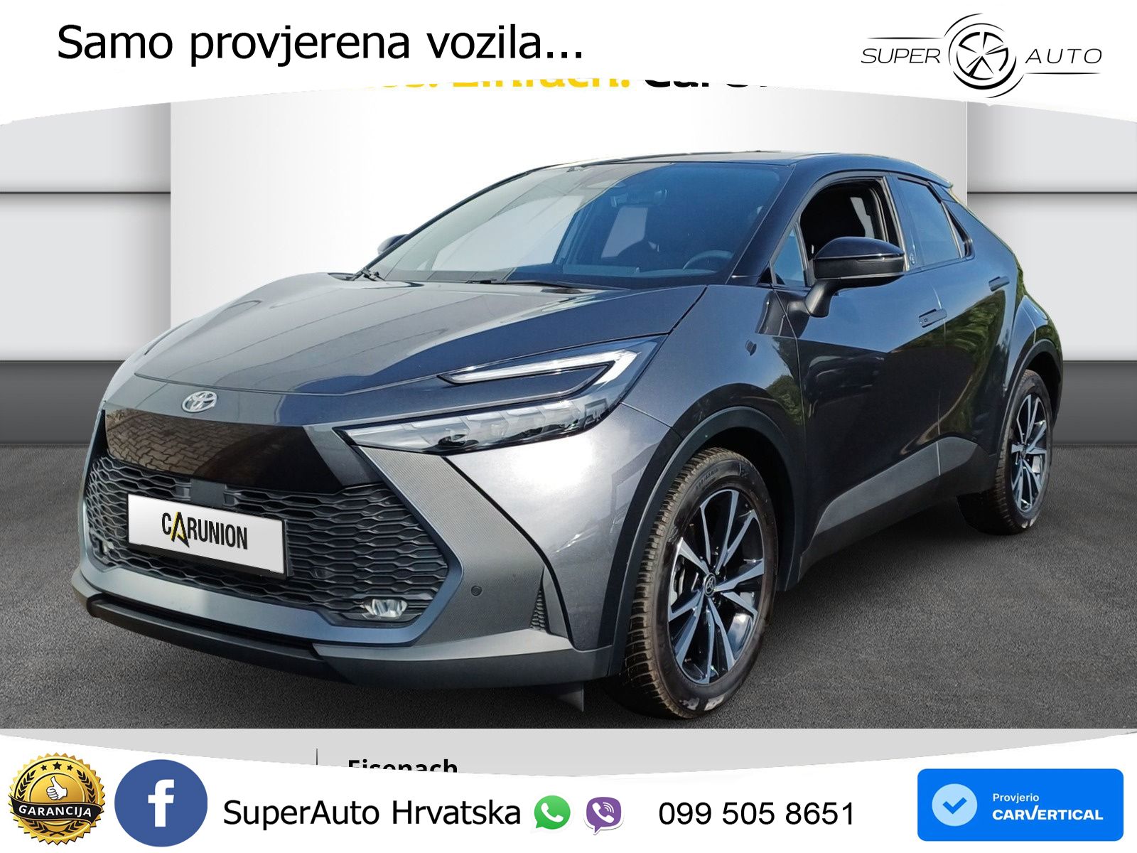 Toyota C-HR 1.8 (140 KS) Hybrid e-CVT Team D LED+GR SJED+ACC