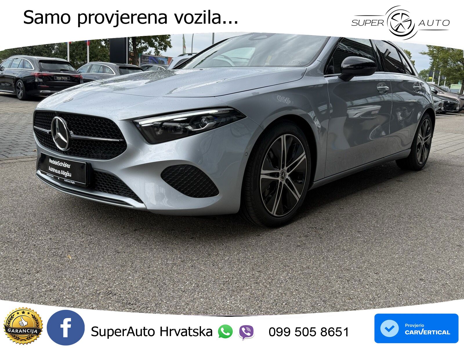 Mercedes-Benz A 200 7G-DCT LED+GR SJED+ACC