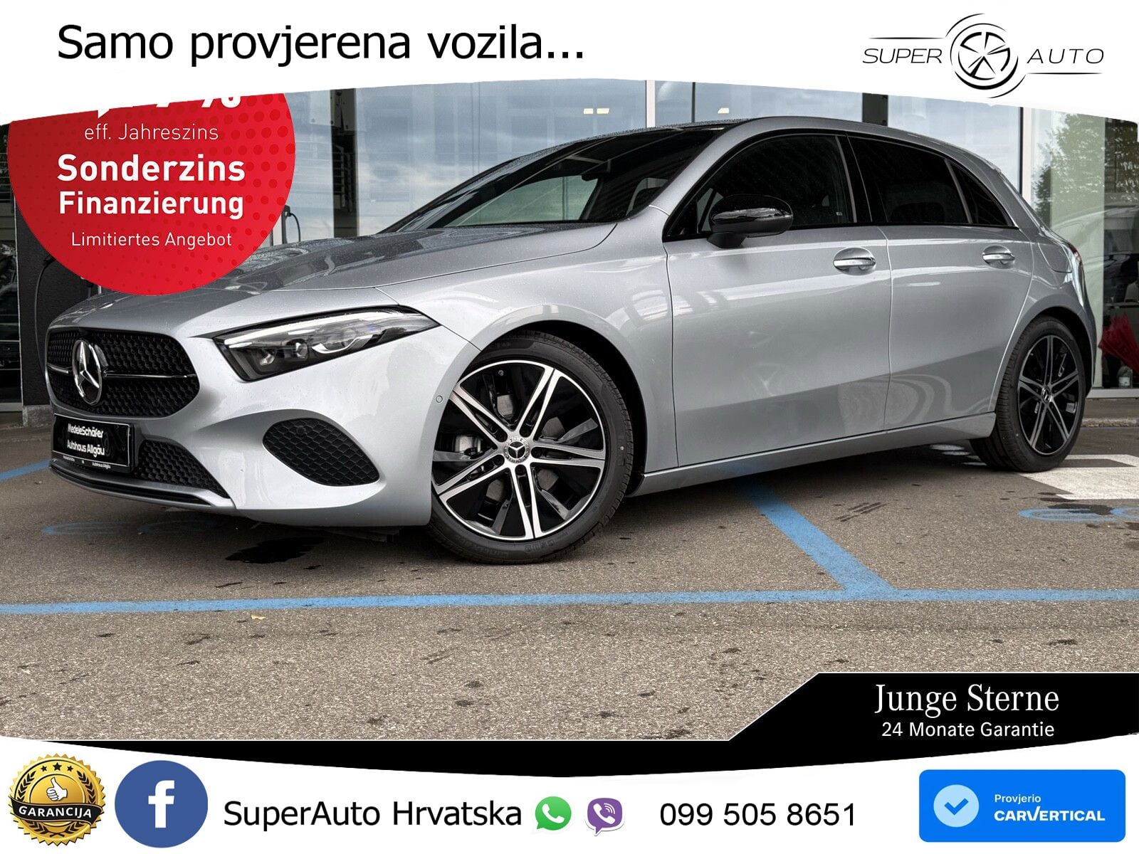 Mercedes-Benz A 200 7G-DCT LED+GR SJED+ACC