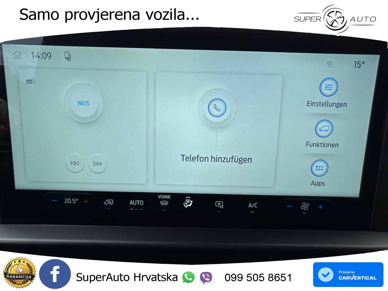 Ford Transit Custom 320 L2 150PS LaderaumP Garanti 5J 150 KS