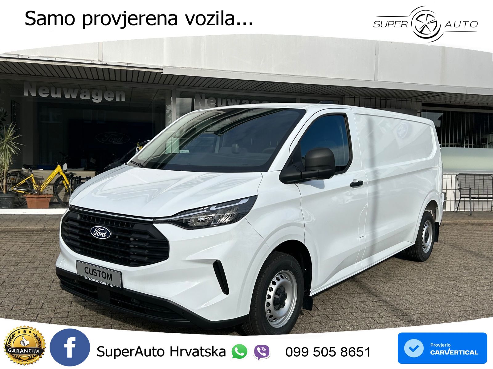 Ford Transit Custom 320 L2 150PS LaderaumP Garanti 5J 150 KS