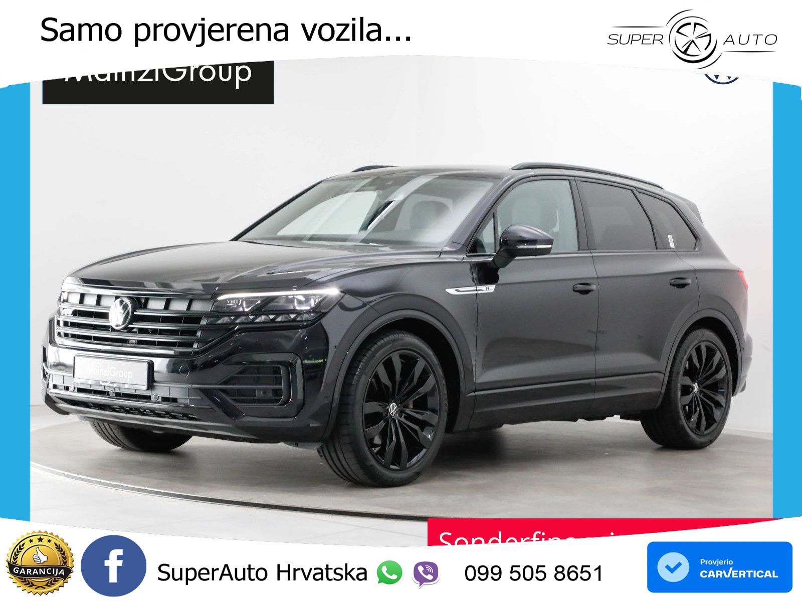 Volkswagen Touareg 3.0 V6 TDI (286 KS) 4MOTION Tiptronic R-Line ZRAČNI+ACC+4xGR SJED+KAM