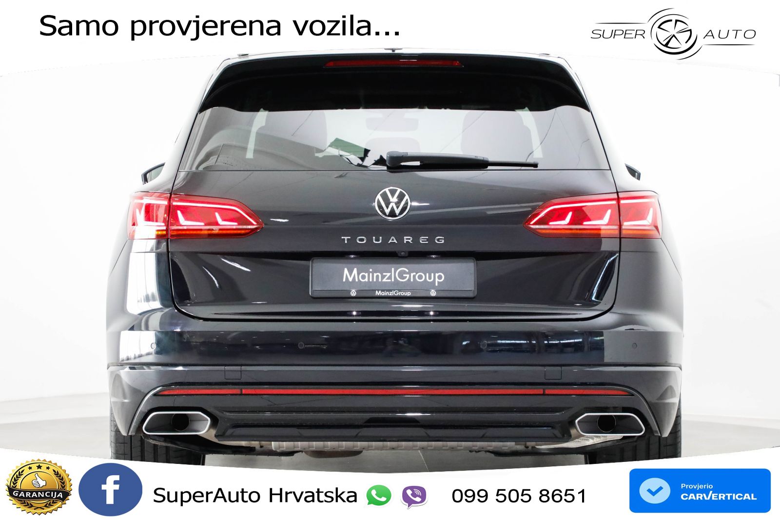 Volkswagen Touareg 3.0 V6 TDI (286 KS) 4MOTION Tiptronic R-Line ZRAČNI+ACC+4xGR SJED+KAM
