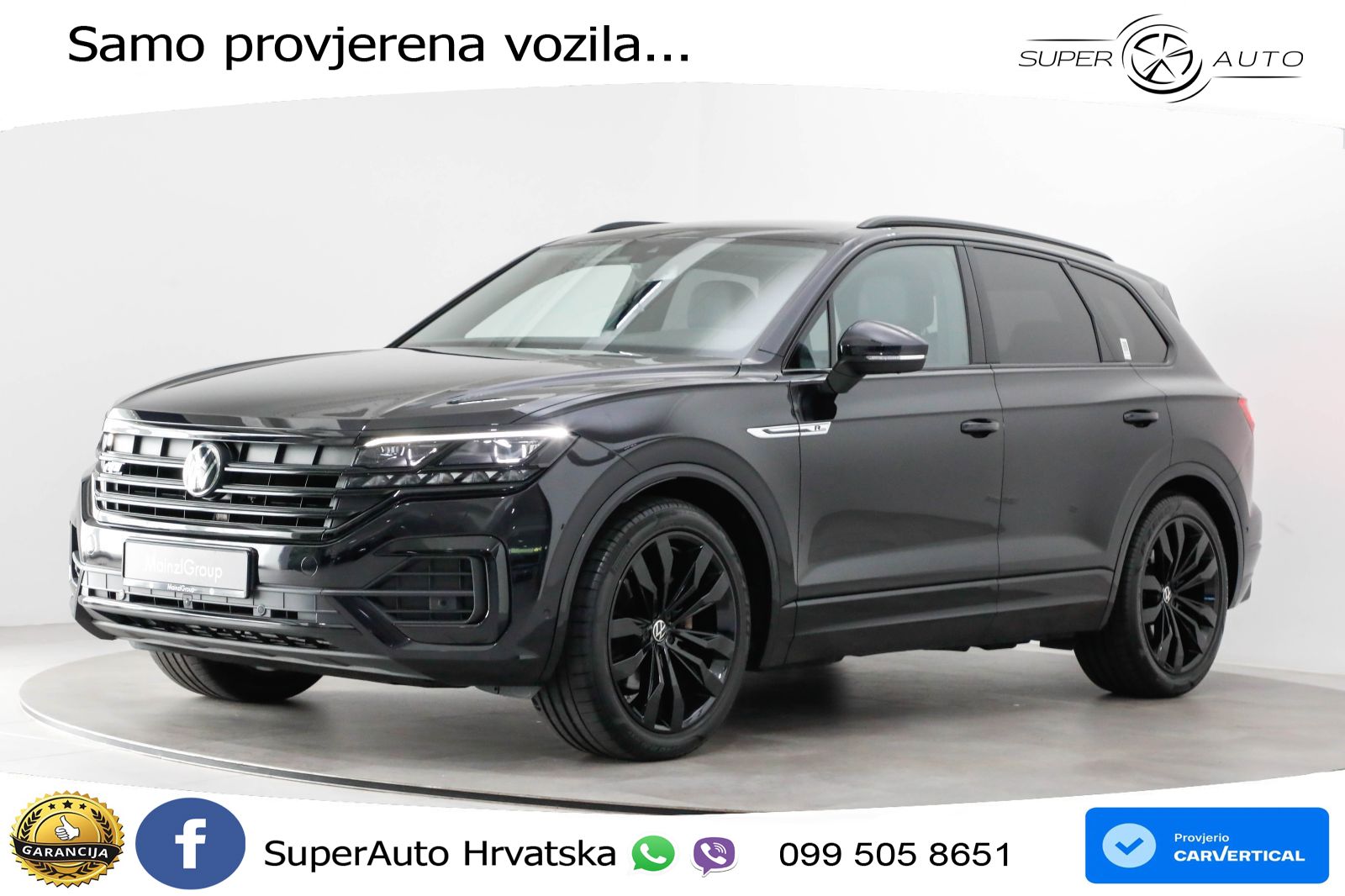 Volkswagen Touareg 3.0 V6 TDI (286 KS) 4MOTION Tiptronic R-Line ZRAČNI+ACC+4xGR SJED+KAM
