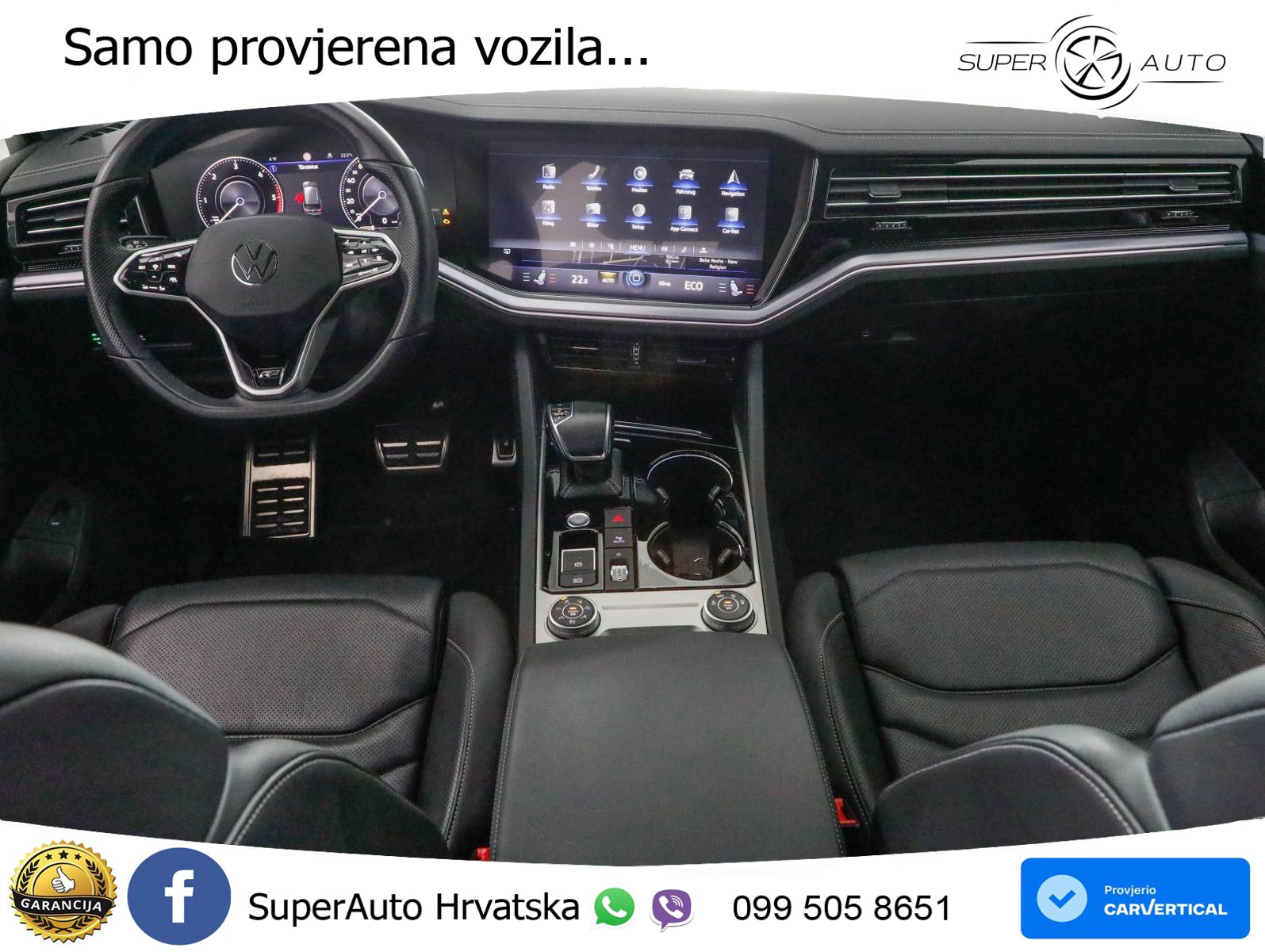 Volkswagen Touareg 3.0 V6 TDI (286 KS) 4MOTION Tiptronic R-Line ZRAČNI+ACC+4xGR SJED+KAM