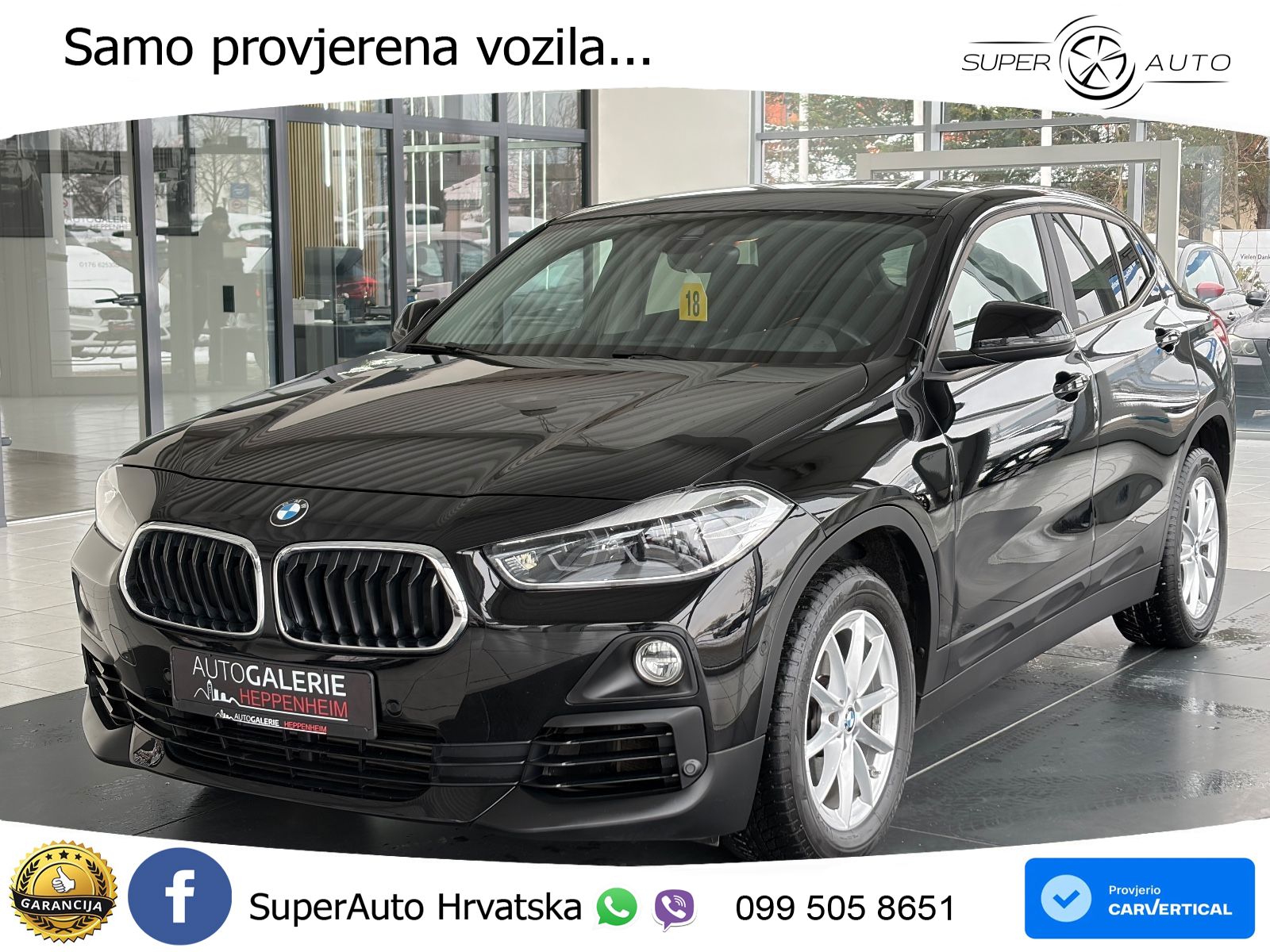 BMW X2 sDrive18i Manual Advantage LED+GR SJED+ACC