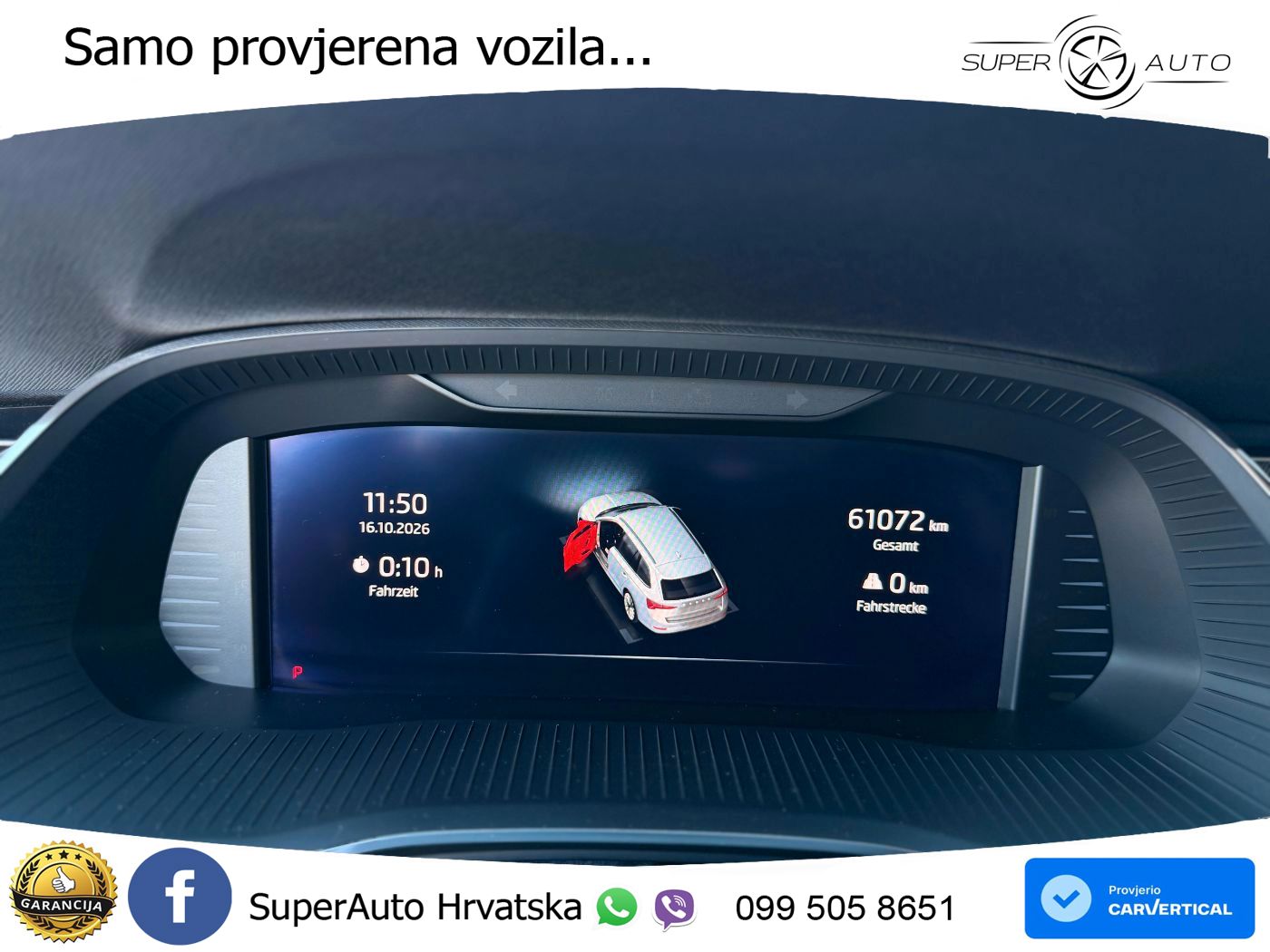 Škoda Octavia Combi 1.5 TSI (150 KS) DSG LED+GR SJED+ACC