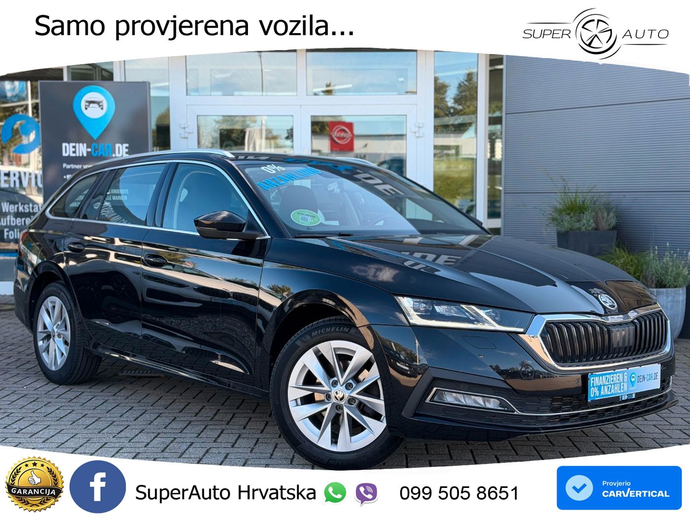 Škoda Octavia Combi 1.5 TSI (150 KS) DSG LED+GR SJED+ACC