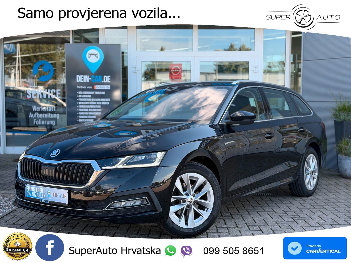Škoda Octavia Combi 1.5 TSI (150 KS) DSG LED+GR SJED+ACC