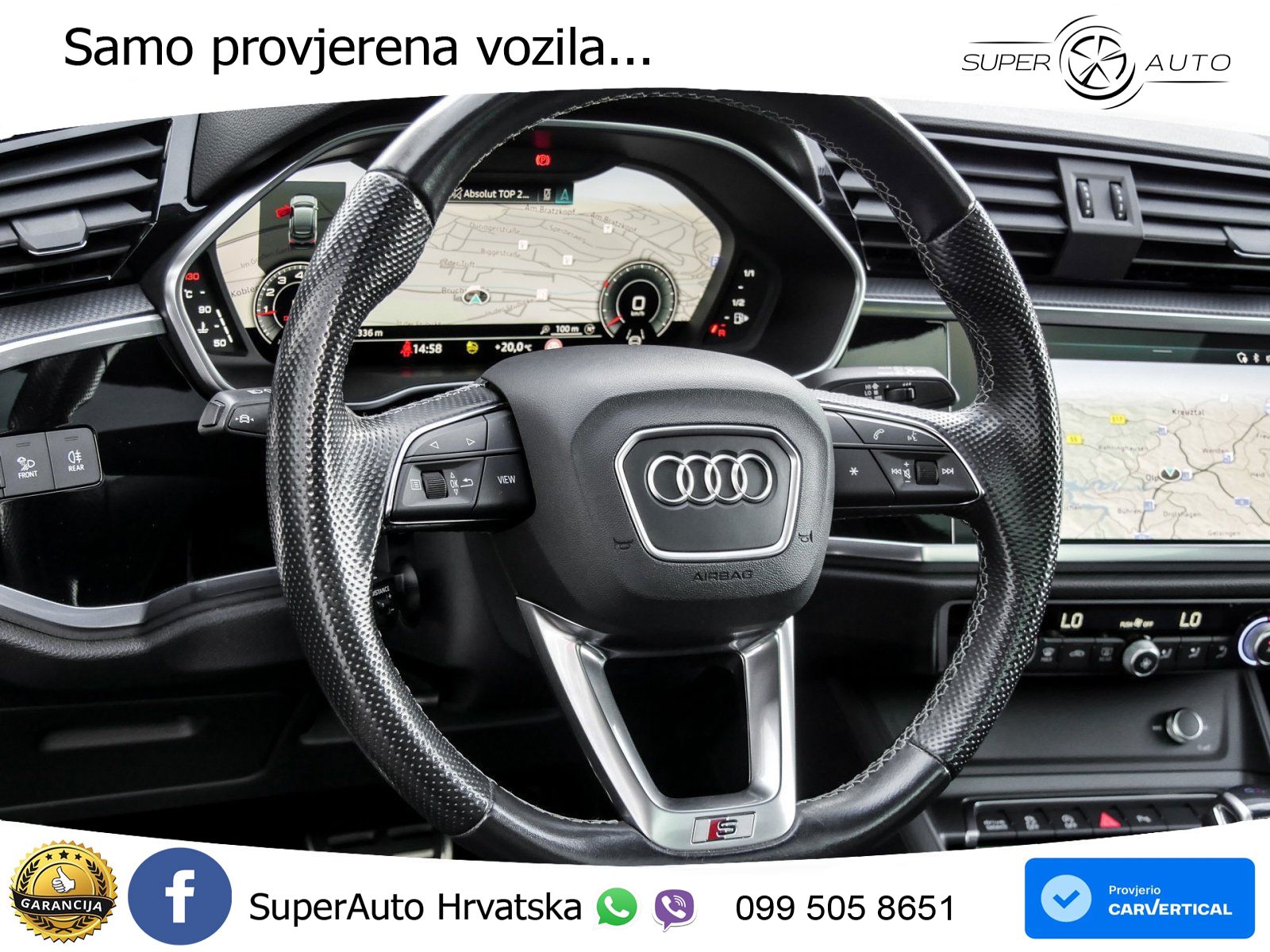 Audi Q3 II Sportback 45 TFSI (245 KS) quattro S tronic S line MATRIX+GR SJED+KAM