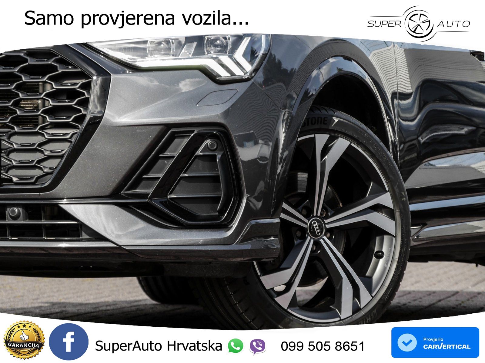 Audi Q3 II Sportback 45 TFSI (245 KS) quattro S tronic S line MATRIX+GR SJED+KAM